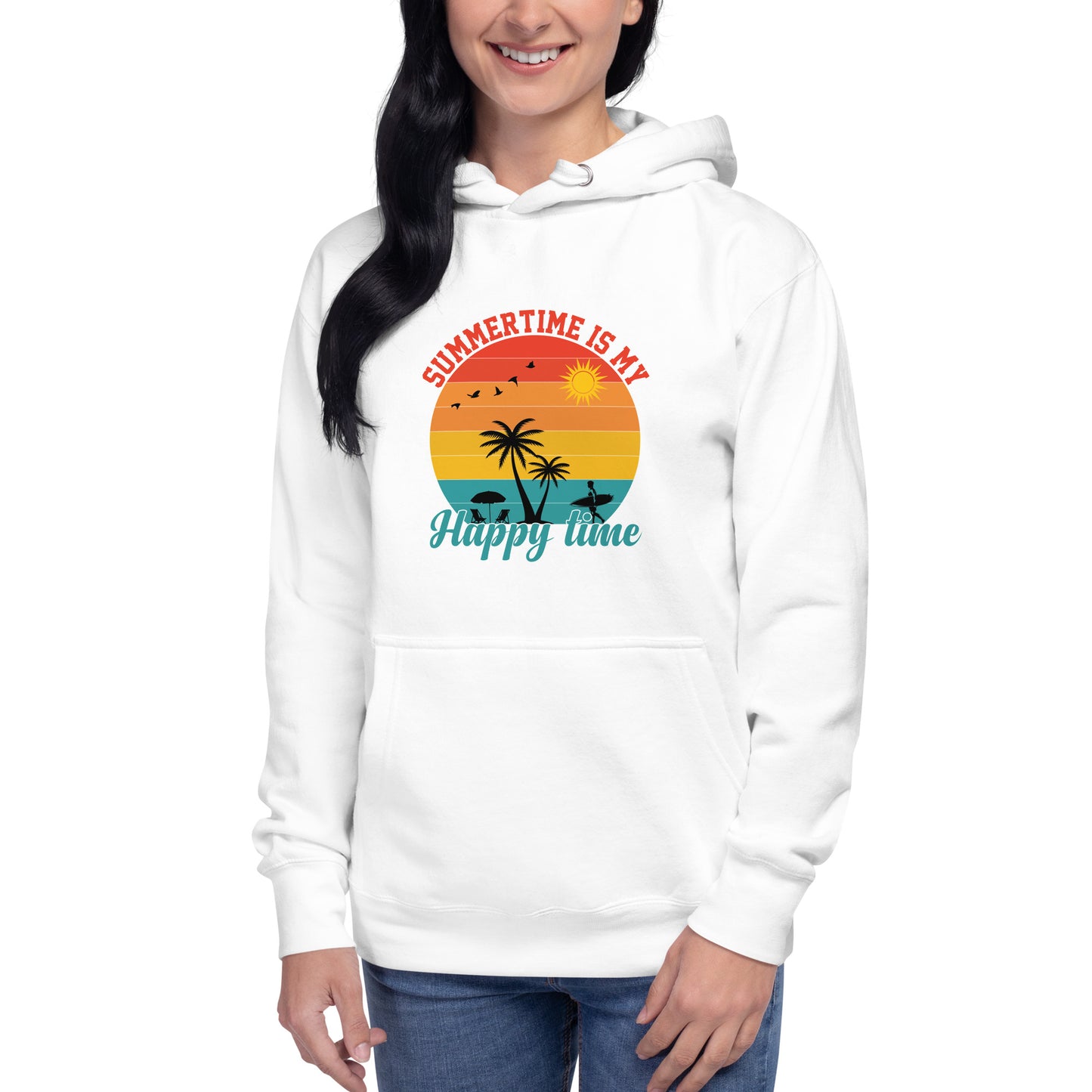 Summertime Is My Happy Time Unisex Hoodie