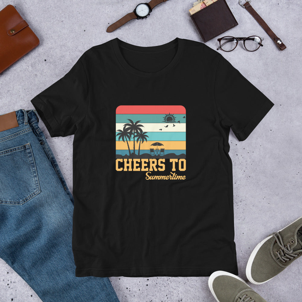 Cheers To Summertime Unisex t-shirt