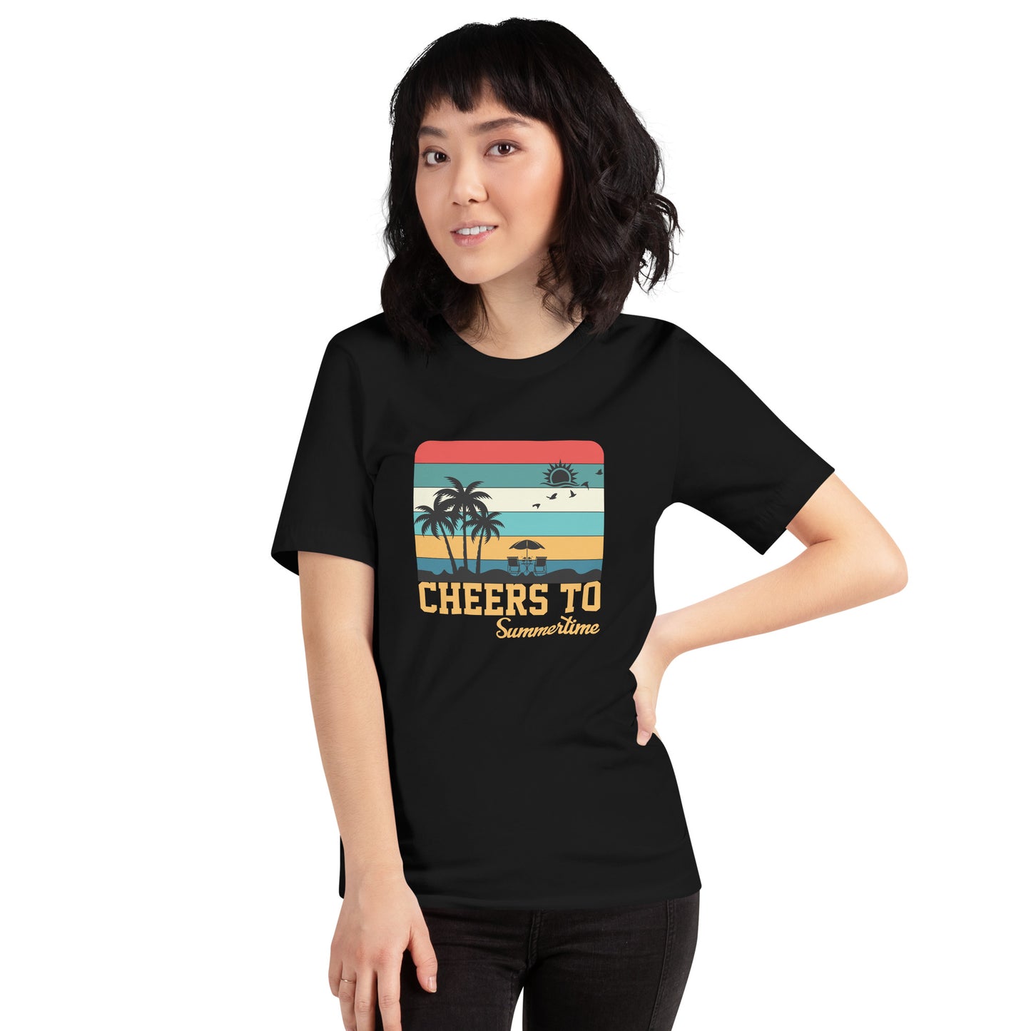 Cheers To Summertime Unisex t-shirt