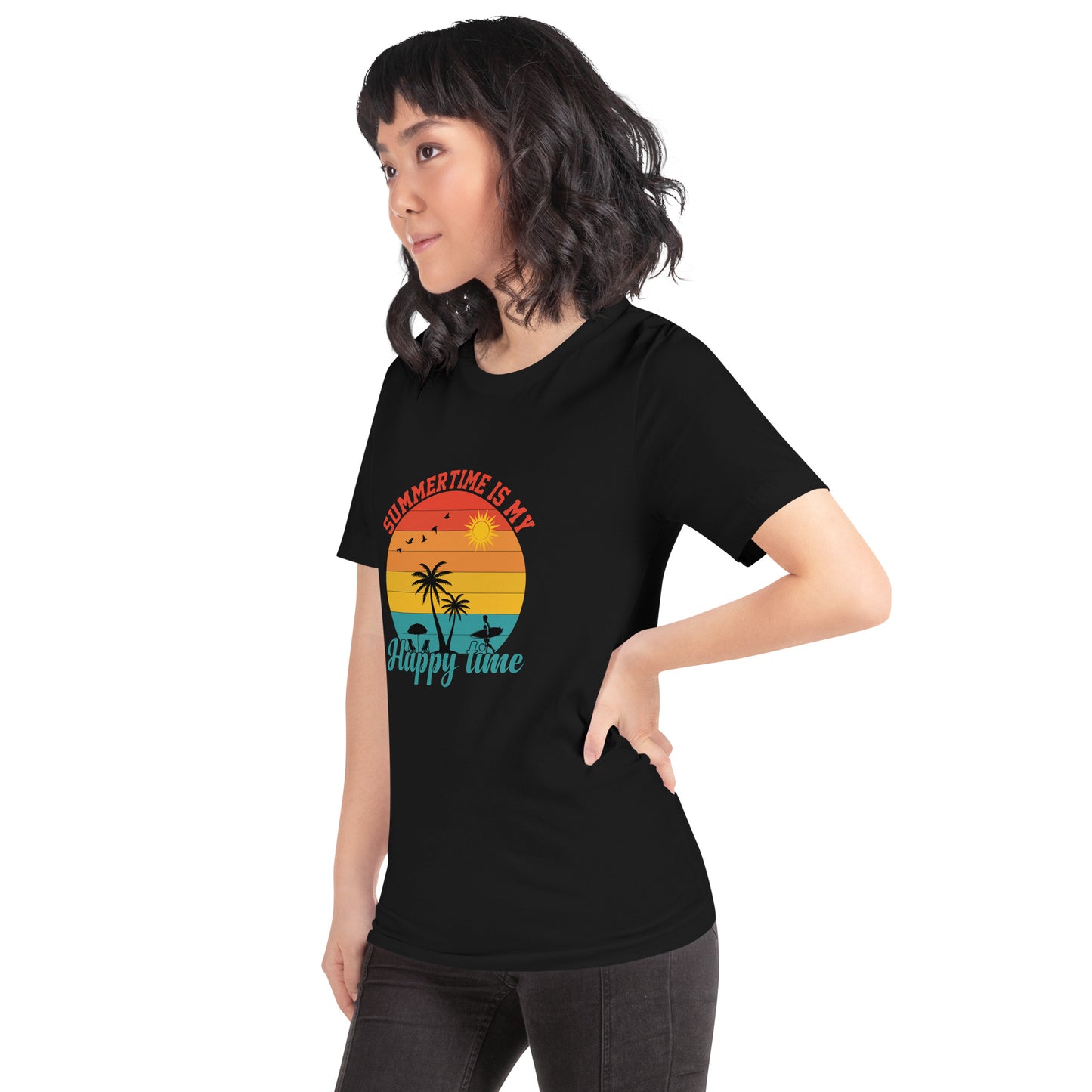 Summertime Is My Happy Time Unisex t-shirt