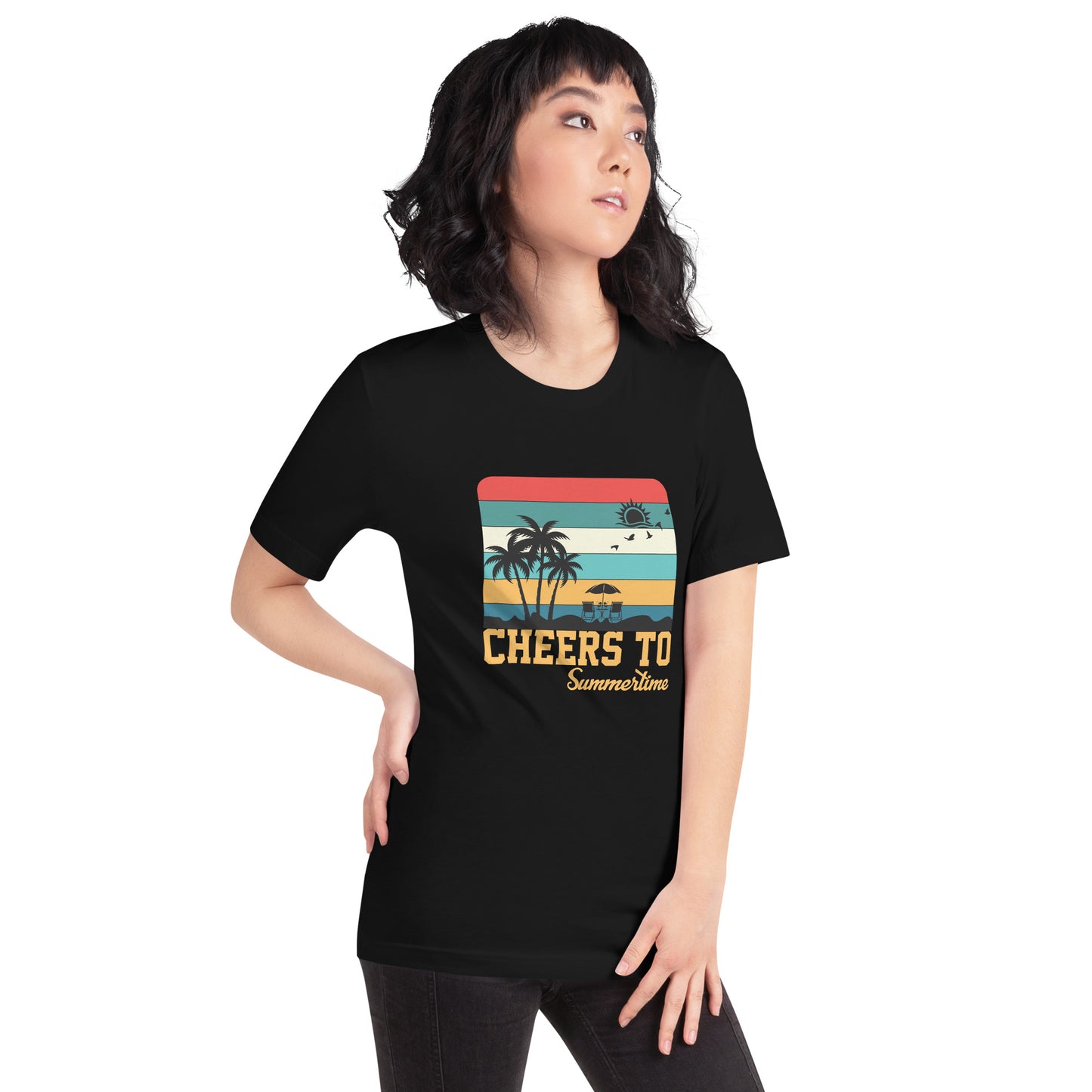 Cheers To Summertime Unisex t-shirt