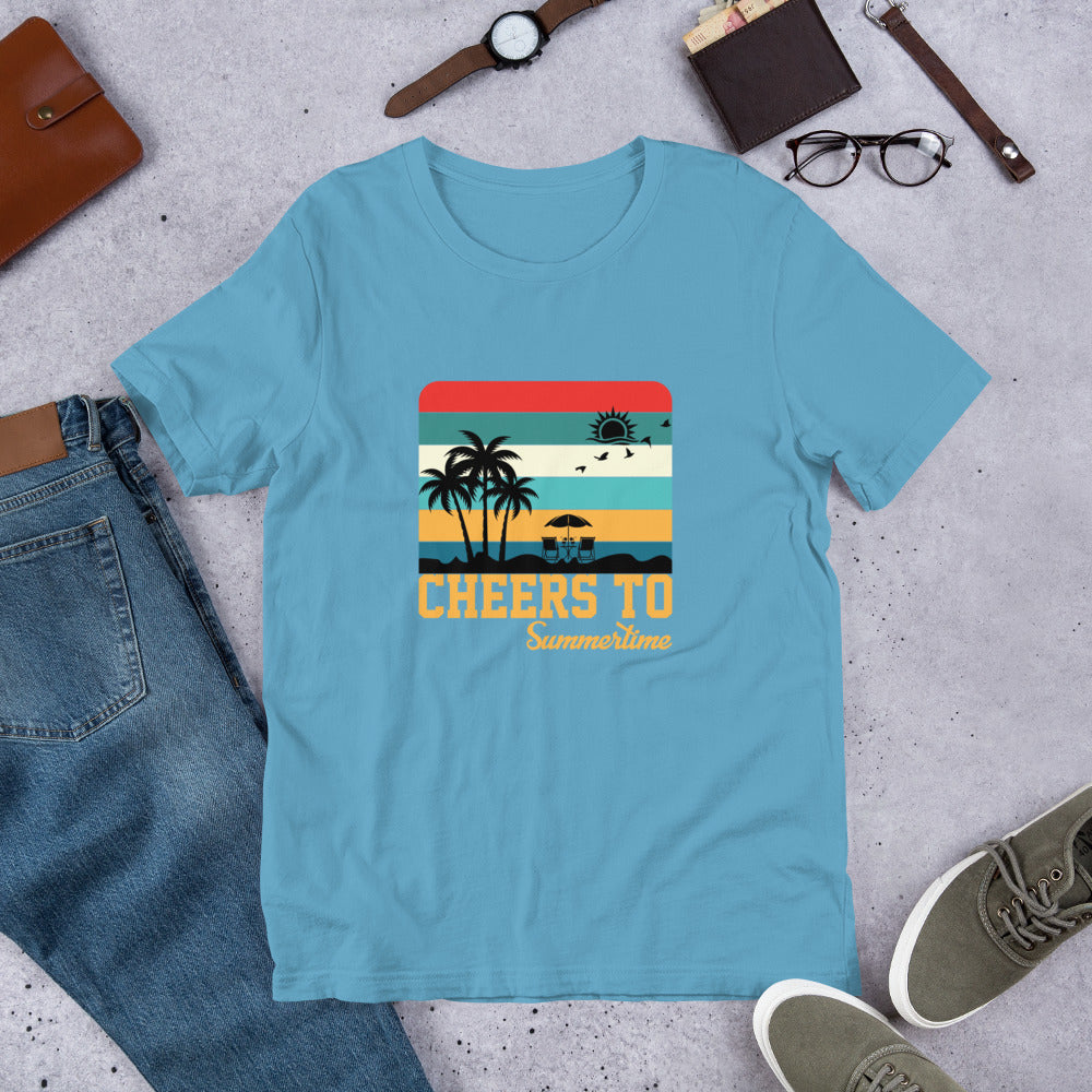 Cheers To Summertime Unisex t-shirt