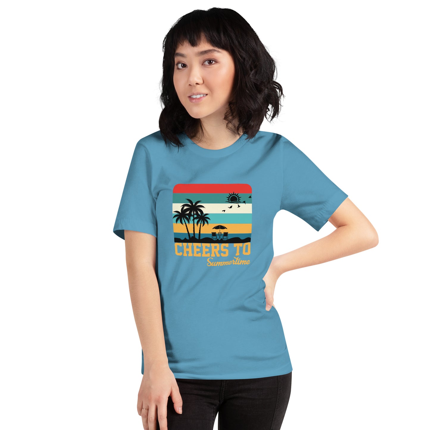 Cheers To Summertime Unisex t-shirt