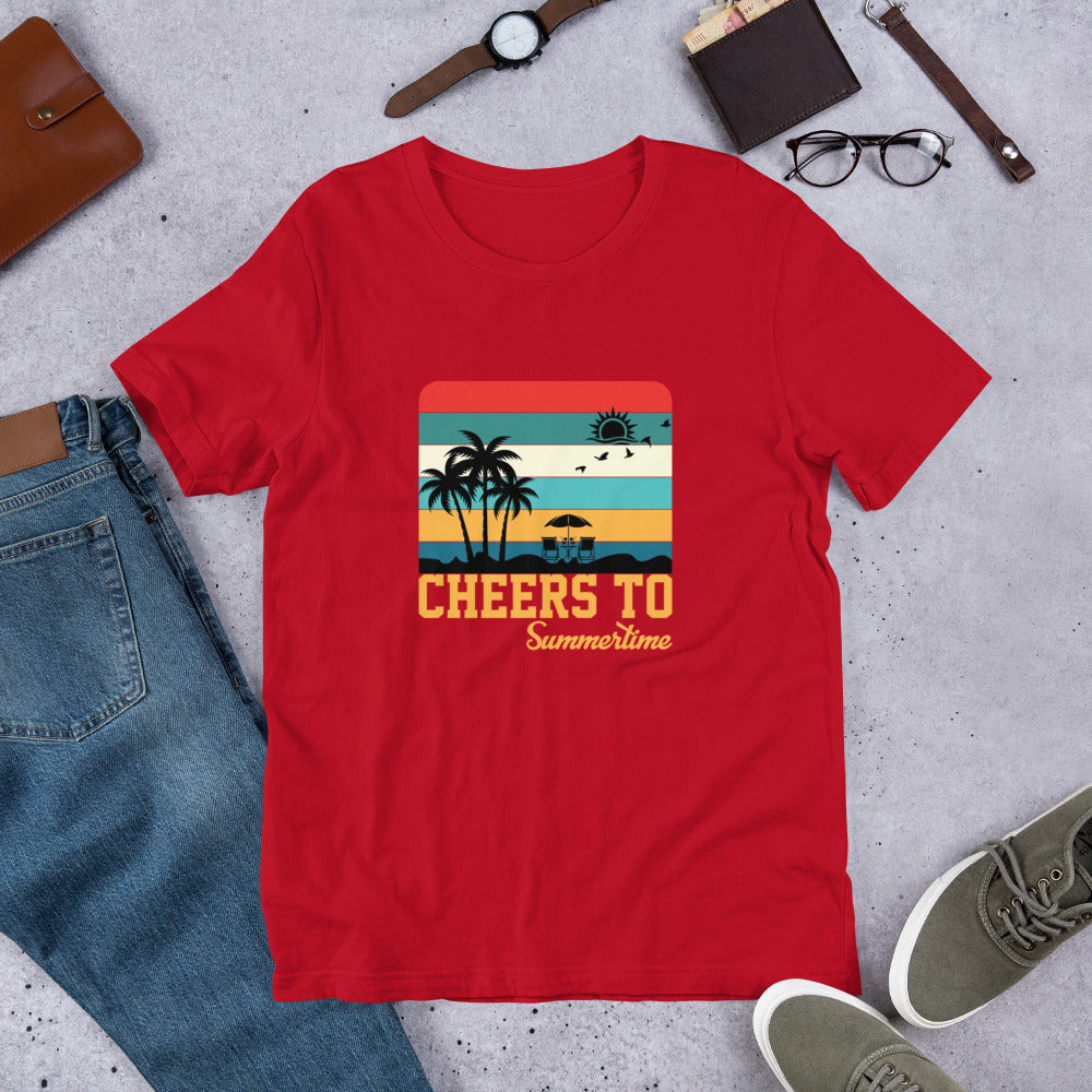 Cheers To Summertime Unisex t-shirt