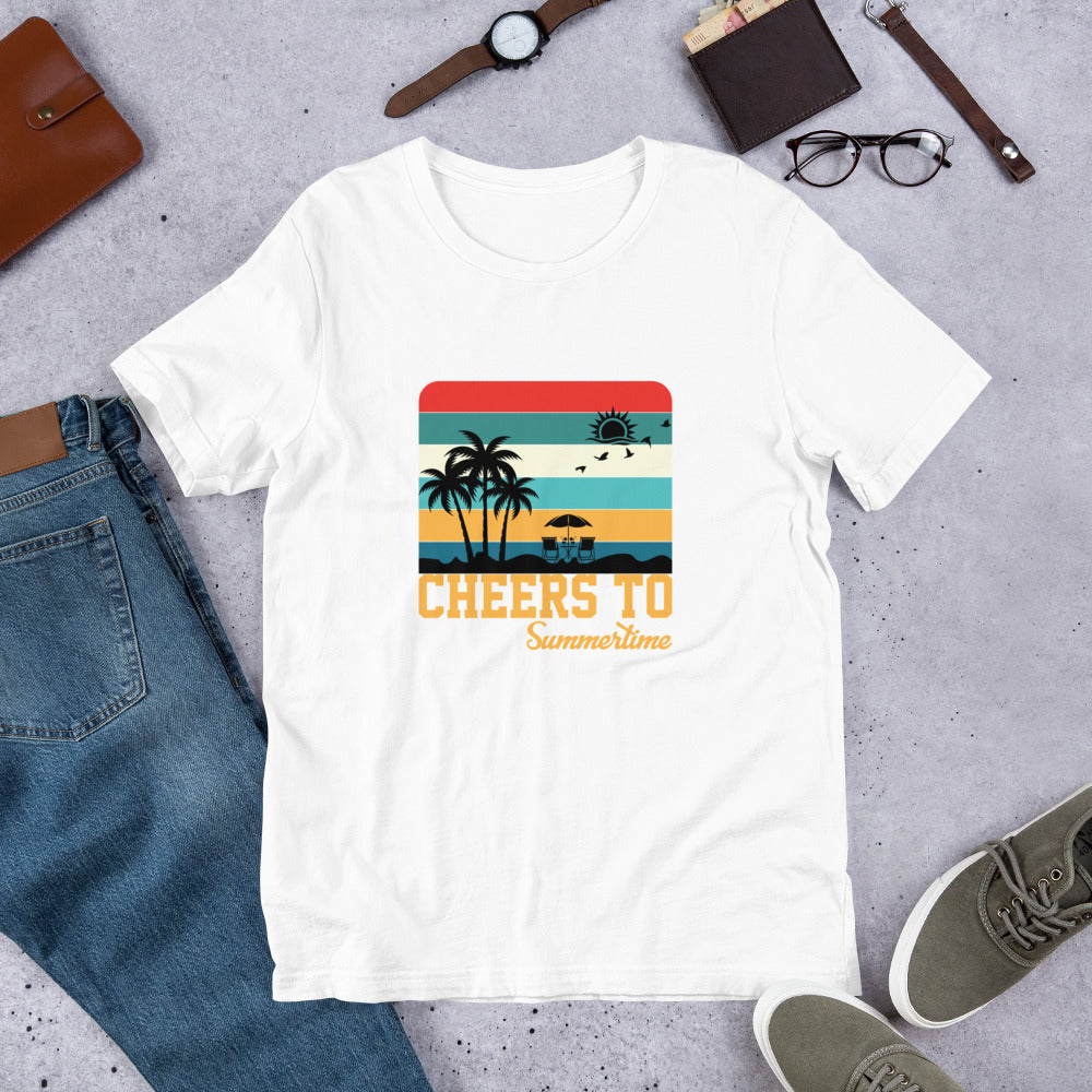 Cheers To Summertime Unisex t-shirt