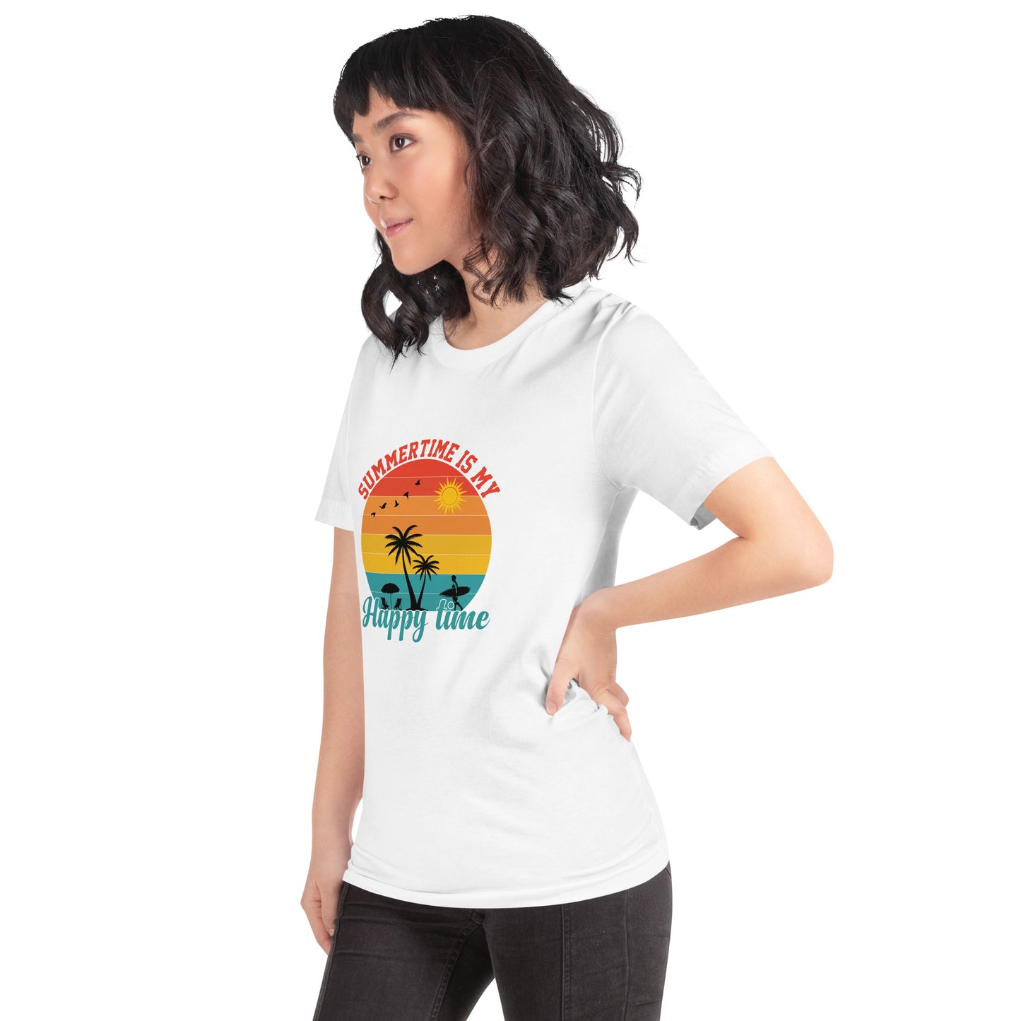 Summertime Is My Happy Time Unisex t-shirt