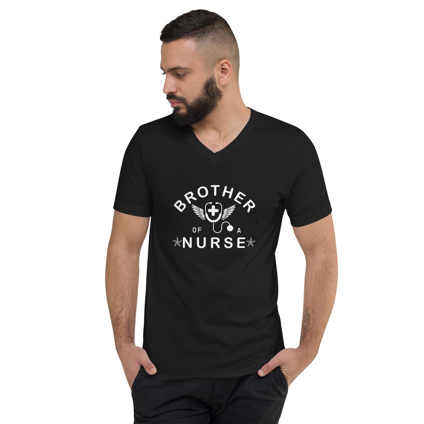 Brother Of A Nurse Men's V-Neck T-Shirt