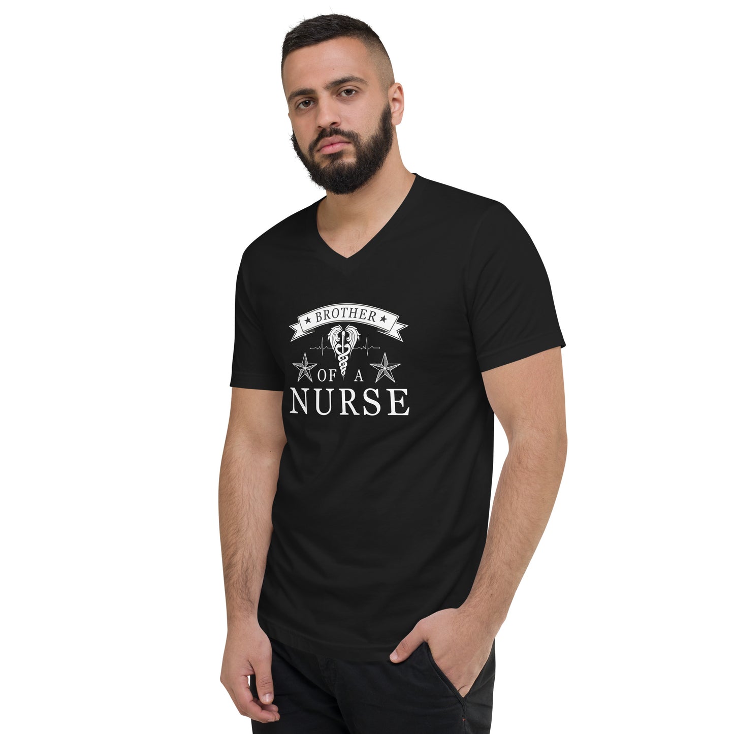 Brother Of A Nurse Men's V-Neck T-Shirt