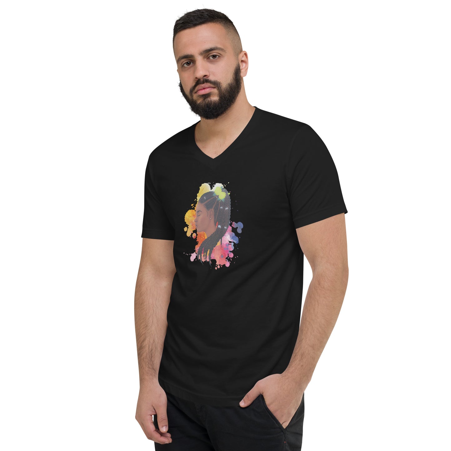 Beautiful  Men's V-Neck T-Shirt