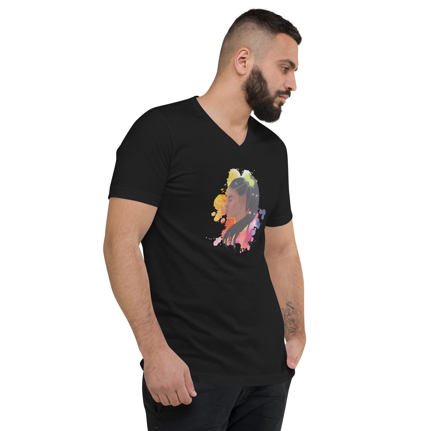 Beautiful  Men's V-Neck T-Shirt