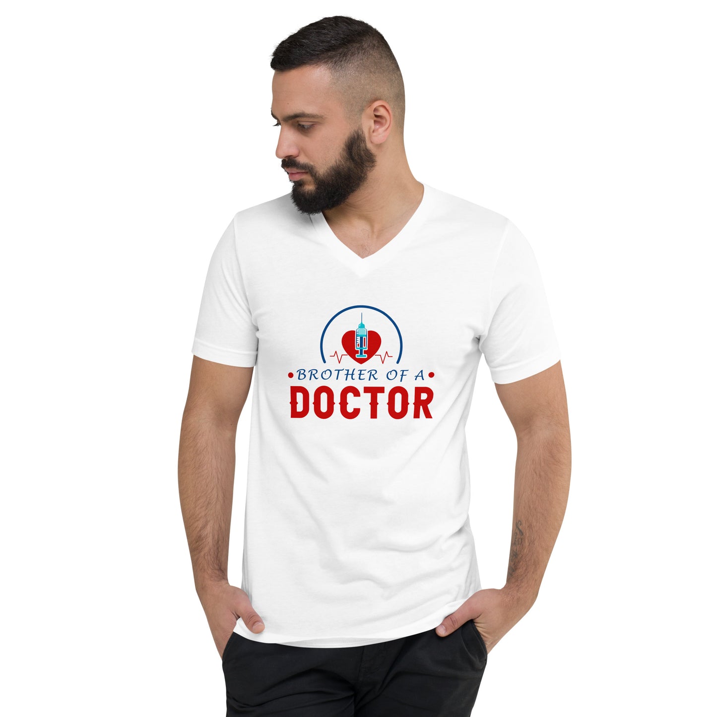 Brother Of A Doctor Men's V-Neck T-Shirt