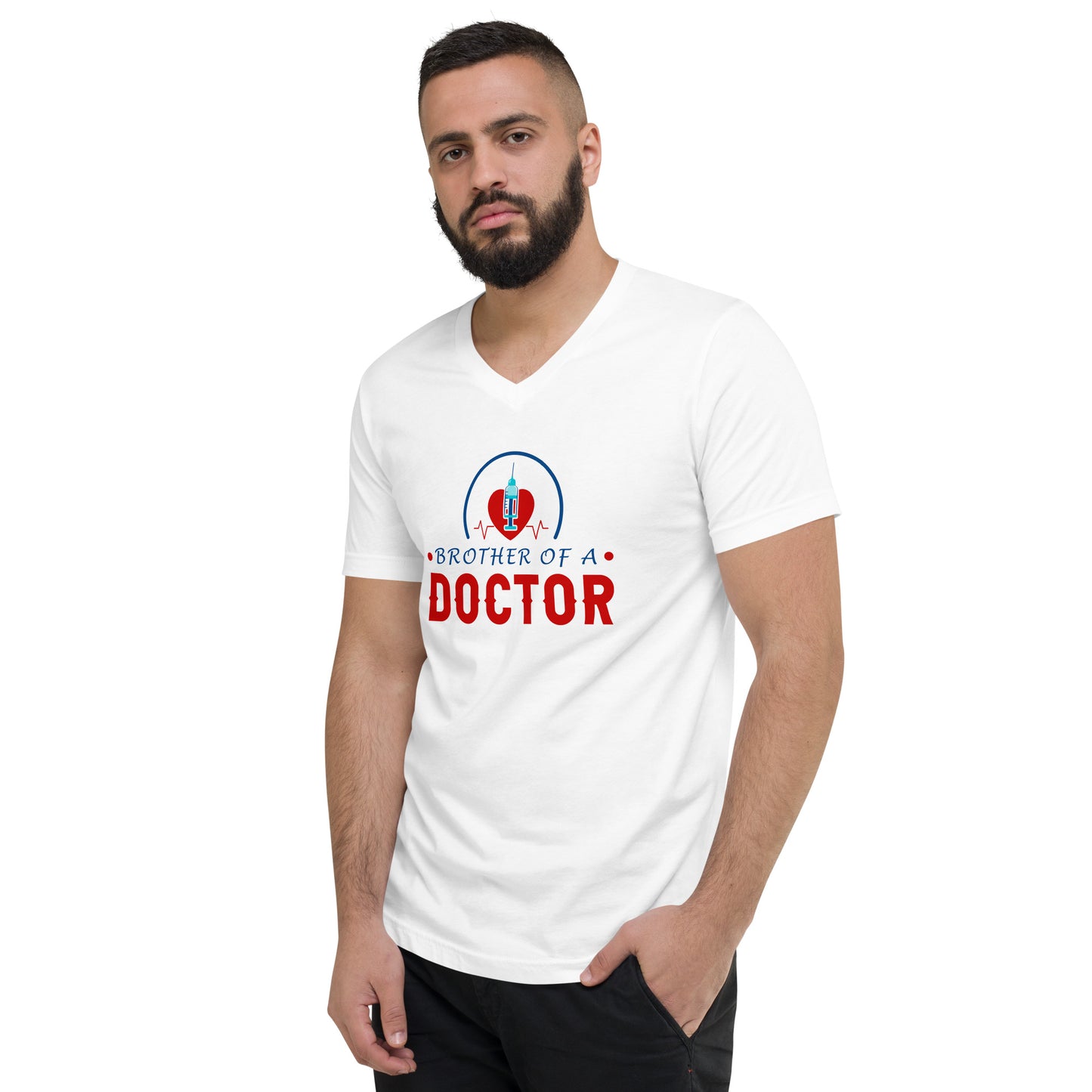 Brother Of A Doctor Men's V-Neck T-Shirt