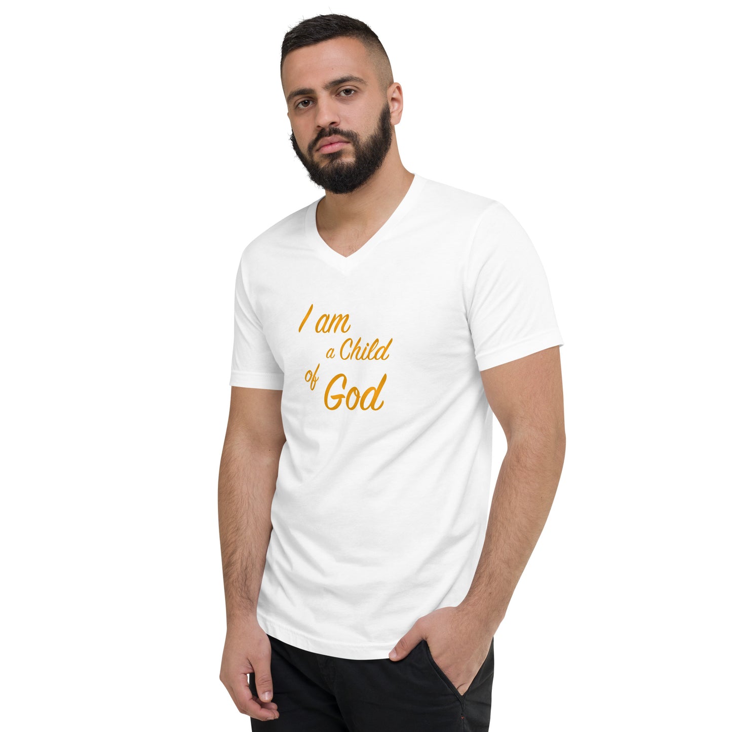 I Am A Child Of A God Men's V-Neck T-Shirt