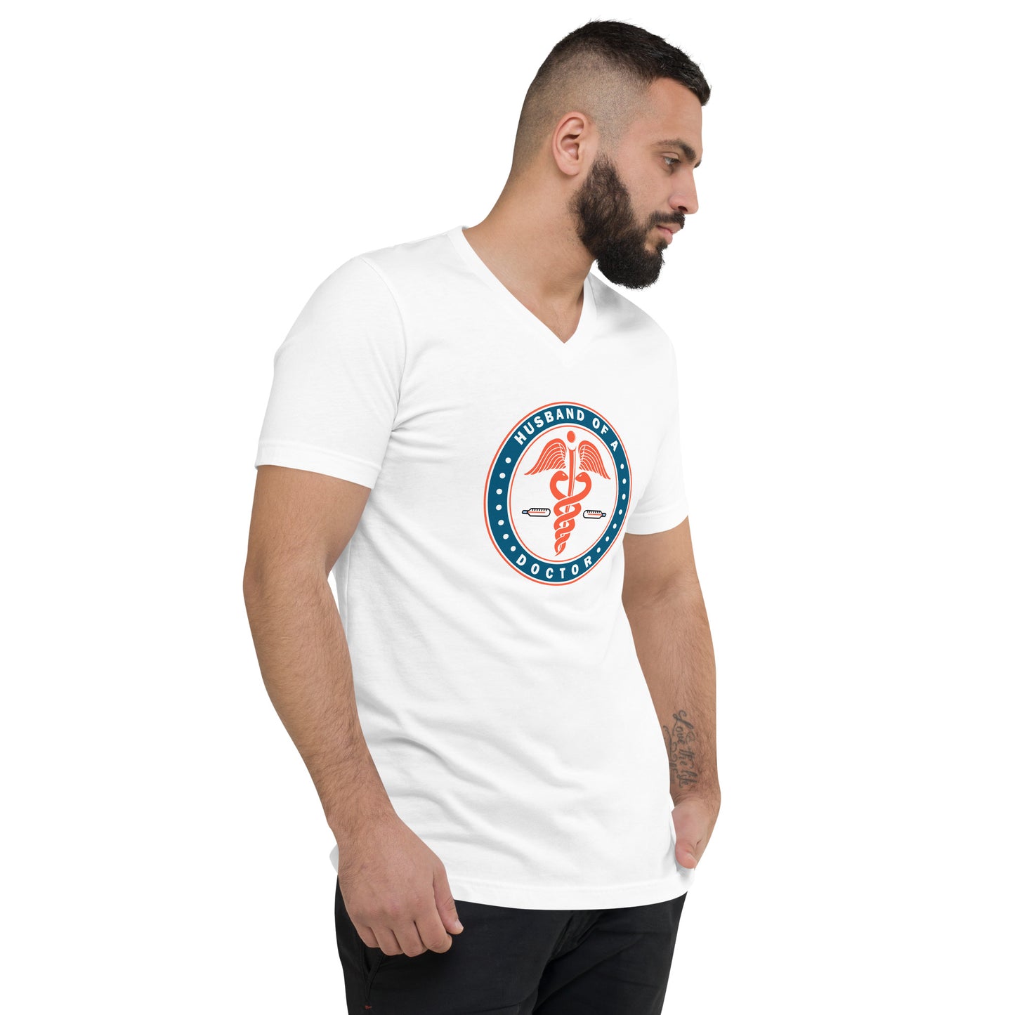 Husband Of A Doctor Men's V-Neck T-Shirt