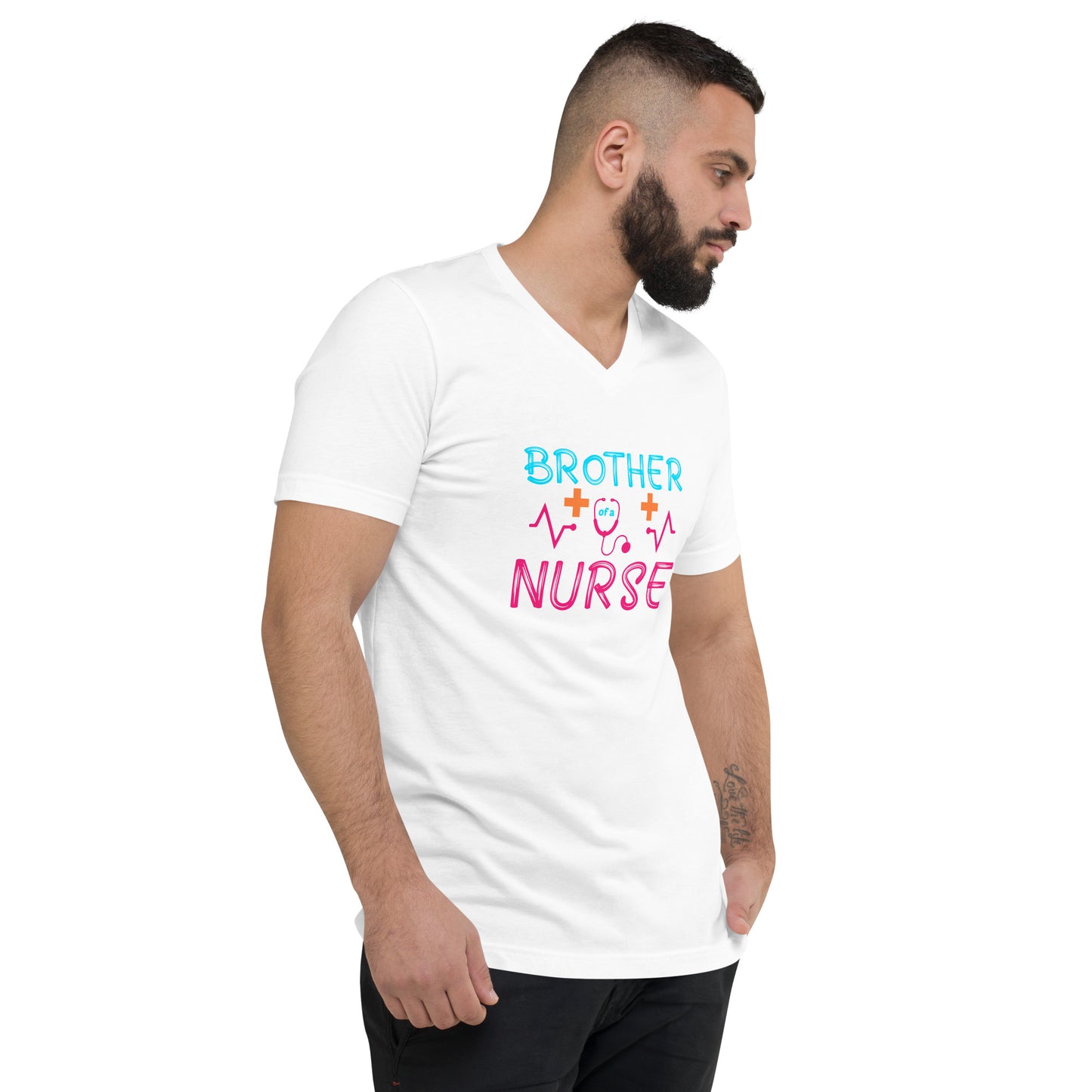 Brother Of A Nurse Men's V-Neck T-Shirt