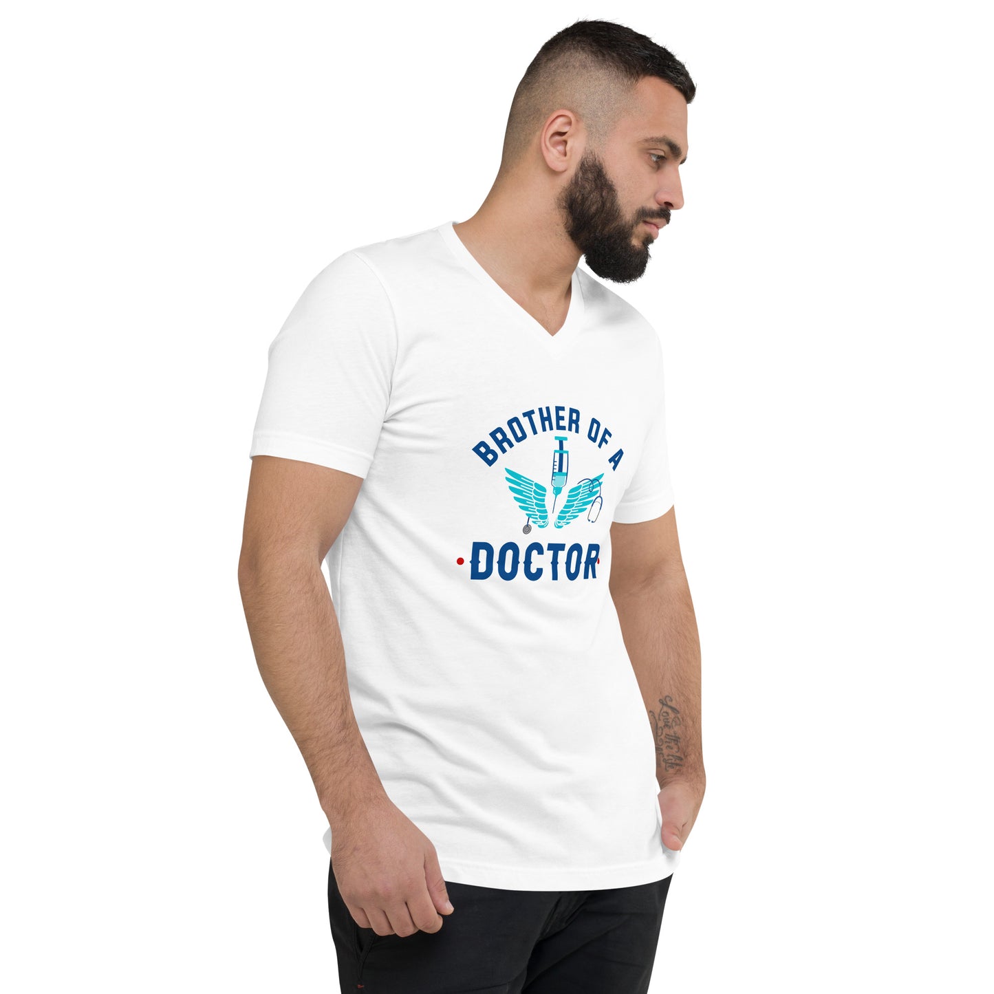 Brother Of A Doctor Men's V-Neck T-Shirt