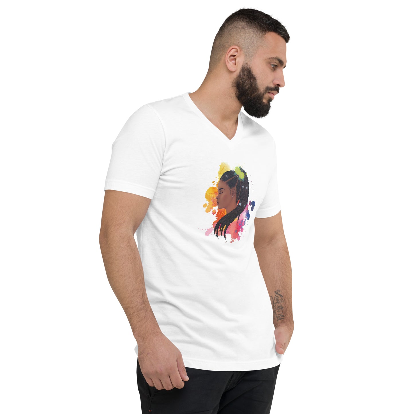 Beautiful  Men's V-Neck T-Shirt