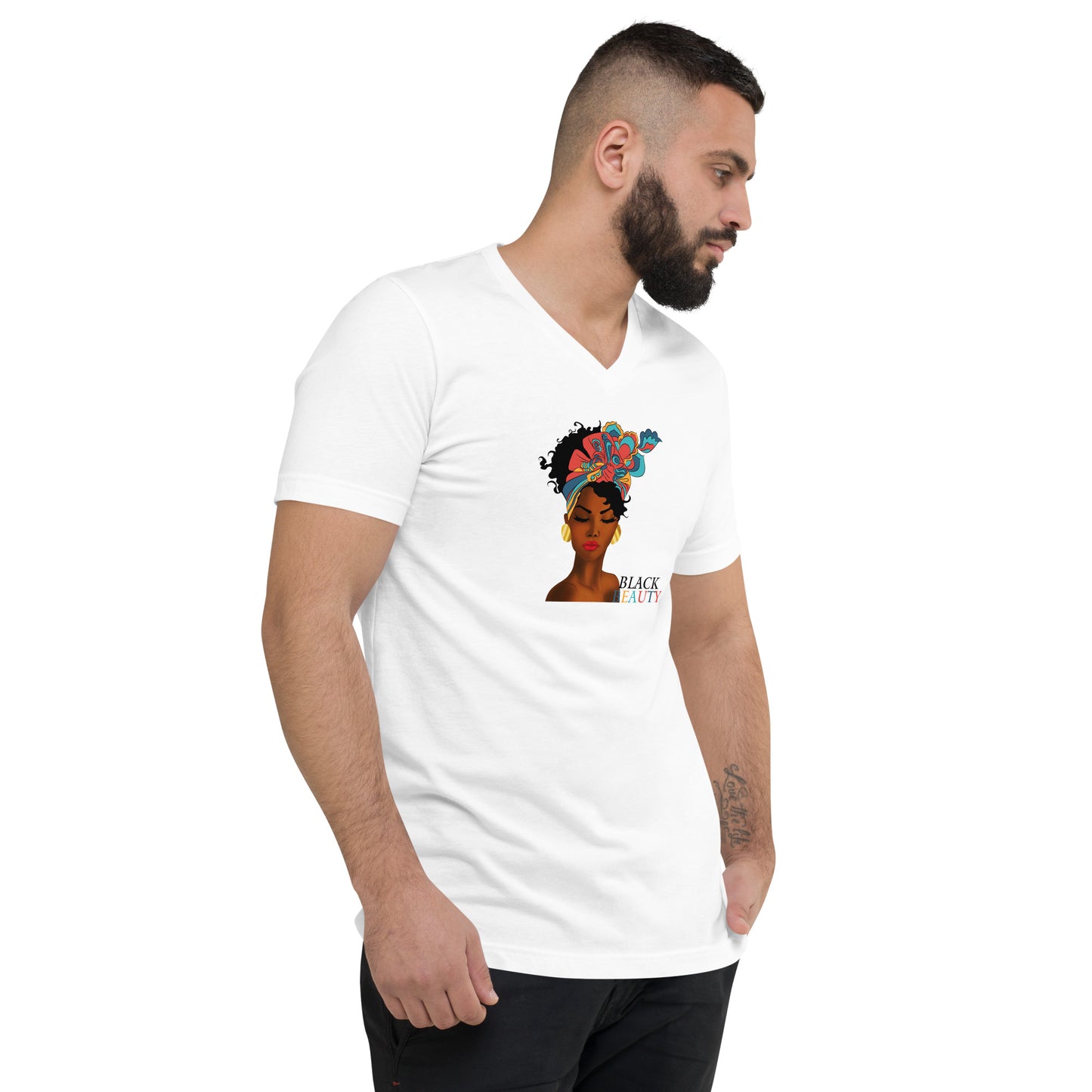 Black Beauty Men's V-Neck T-Shirt