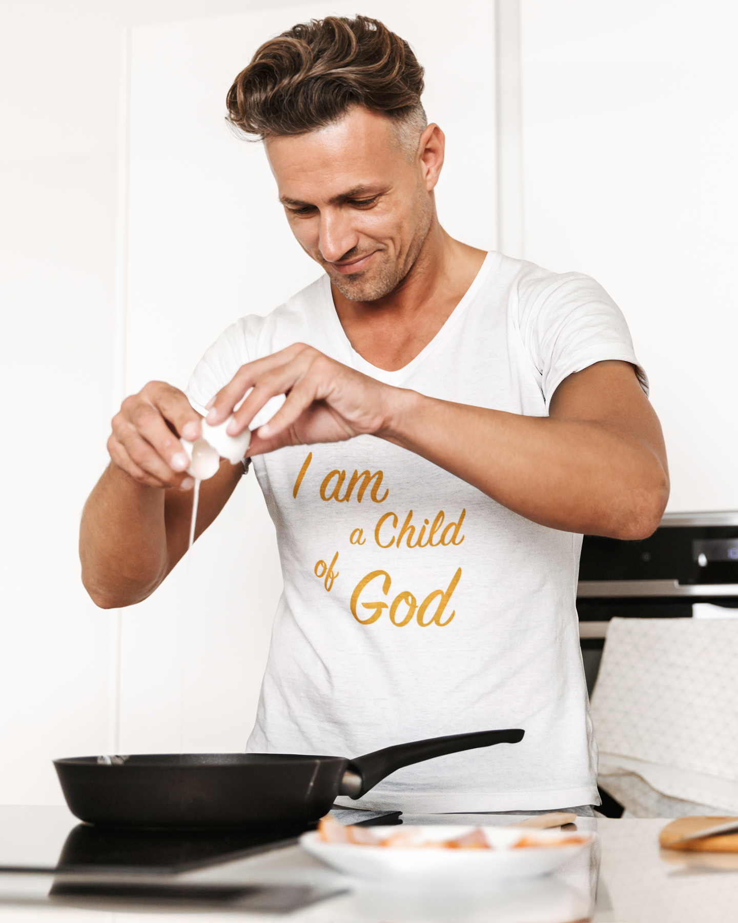 I Am A Child Of A God Men's V-Neck T-Shirt