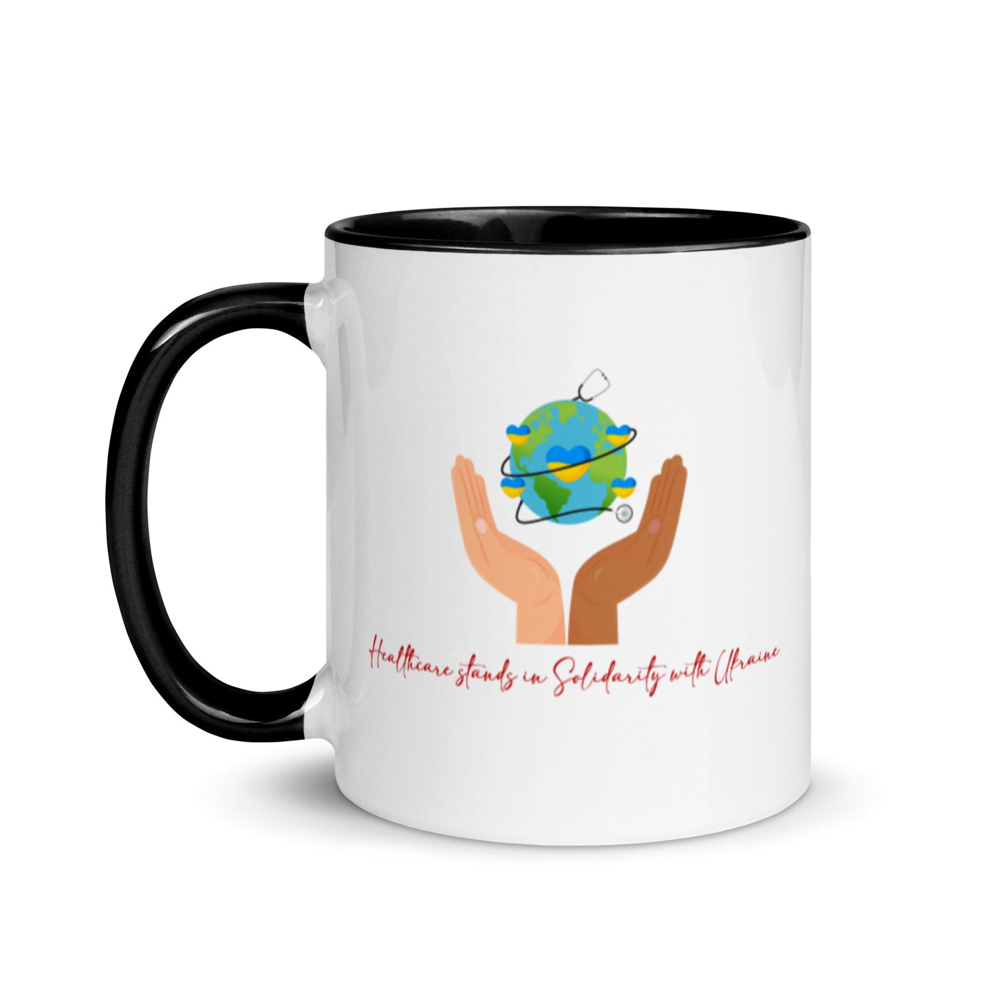 HealthCare Stands In Solidarity With Ukraine Mug