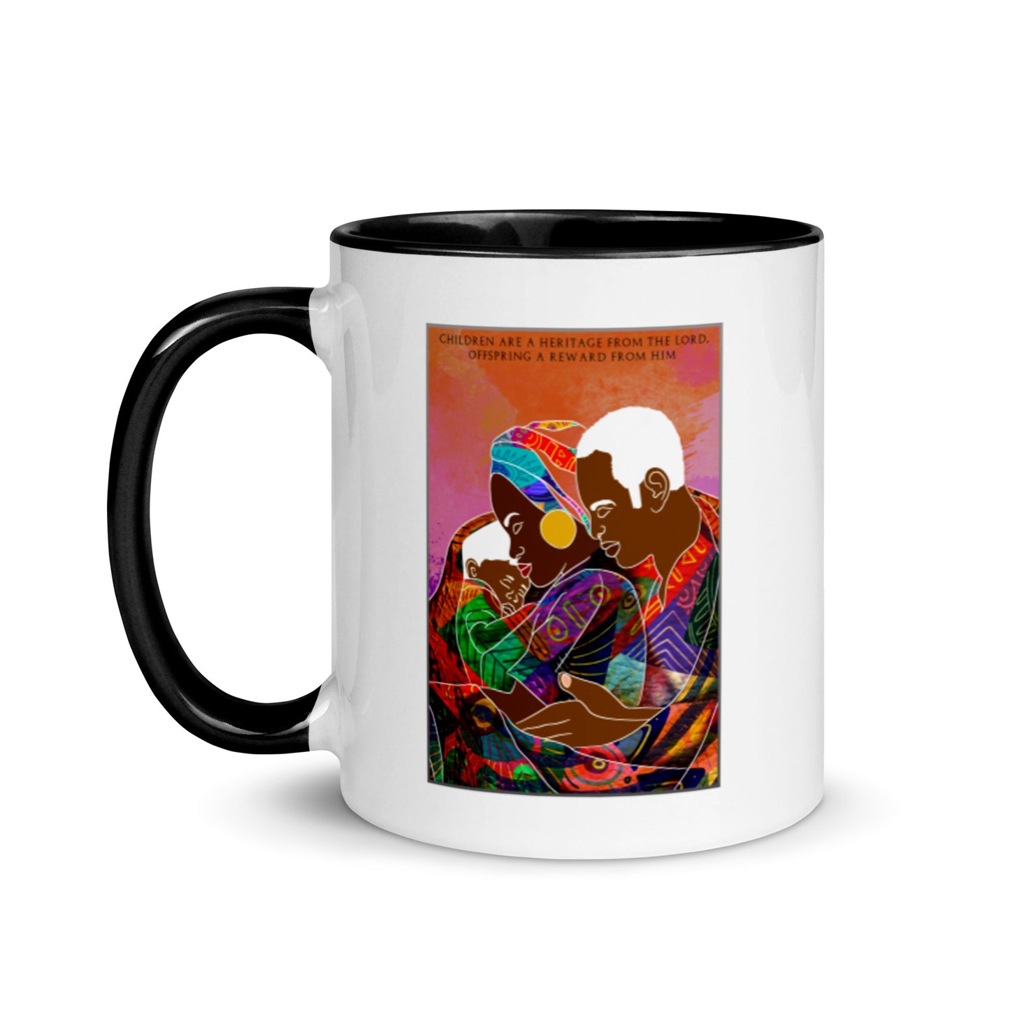 Children Are A Heritage From The Lord Mug with Color Inside