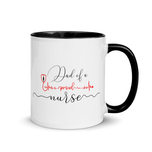 Dad Of A Proud Nurse Mug