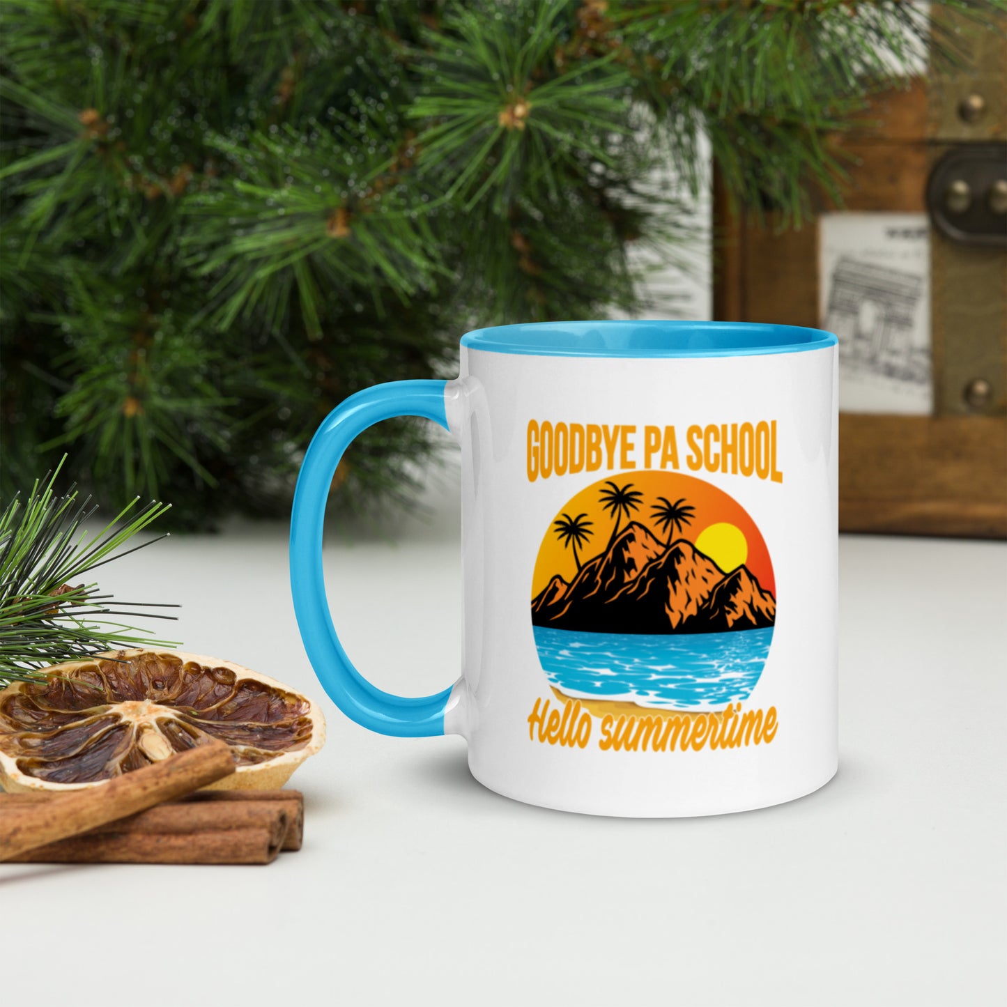 Goodbye PA School Mug with Color Inside