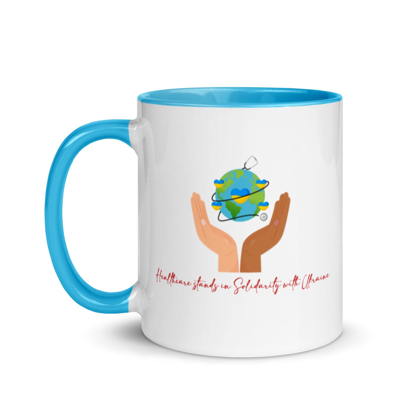 HealthCare Stands In Solidarity With Ukraine Mug