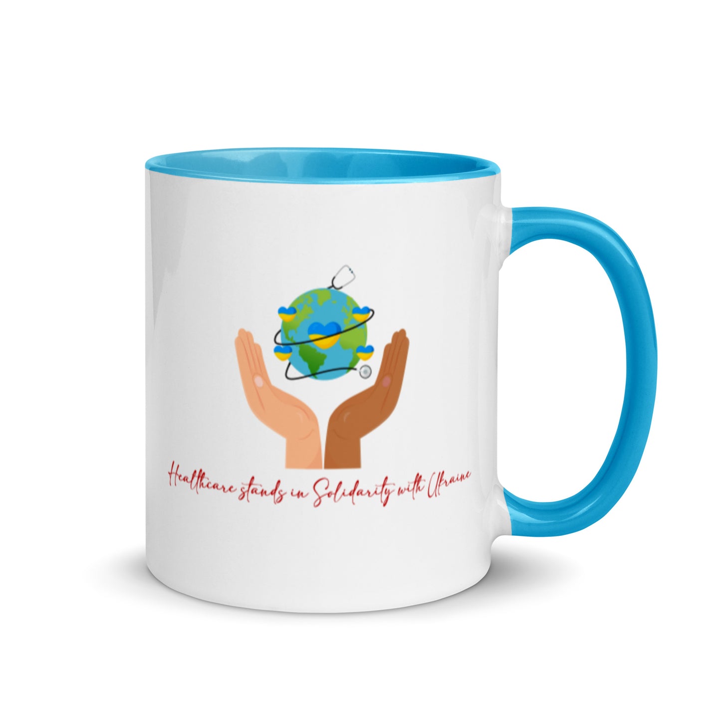 HealthCare Stands In Solidarity With Ukraine Mug