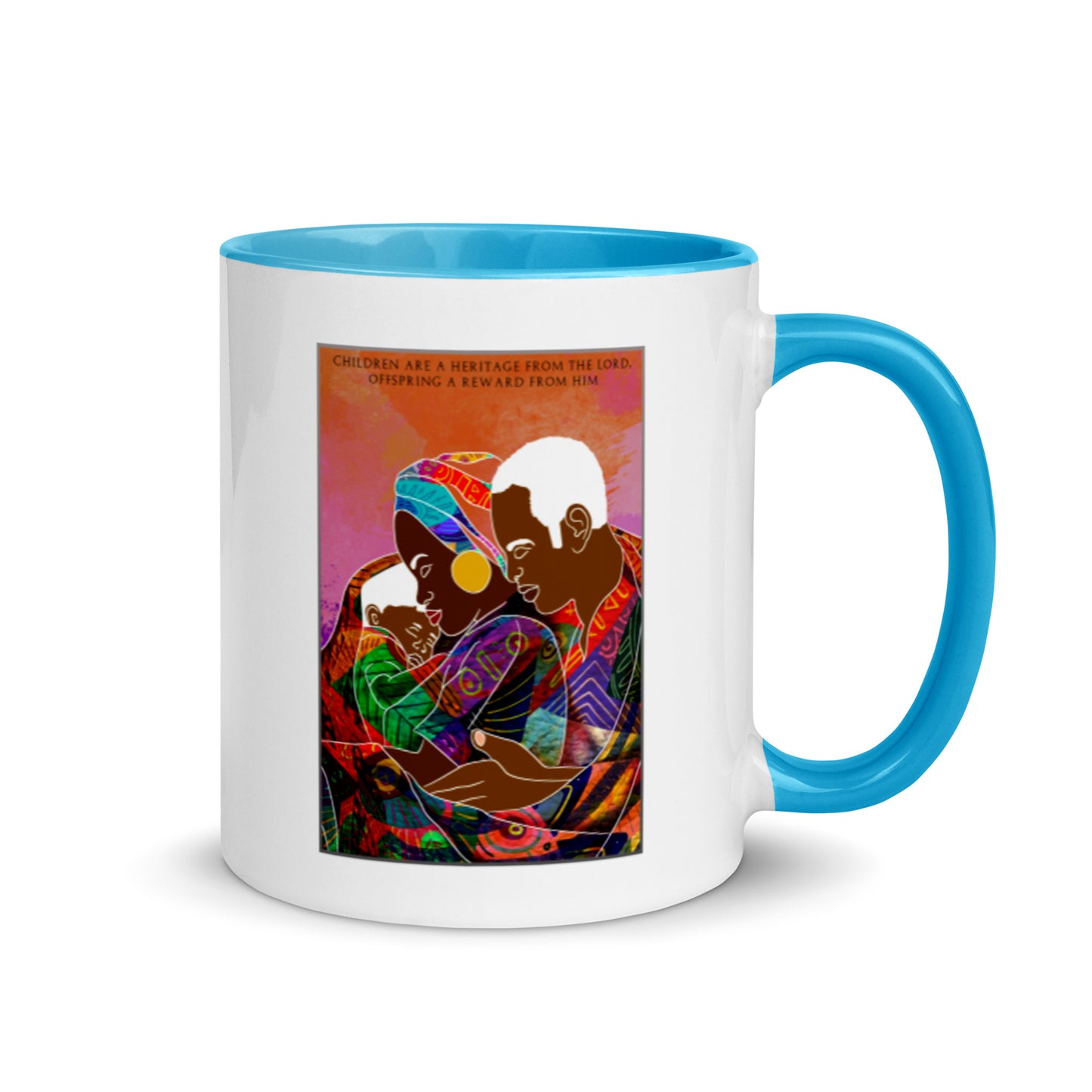 Children Are A Heritage From The Lord Mug with Color Inside