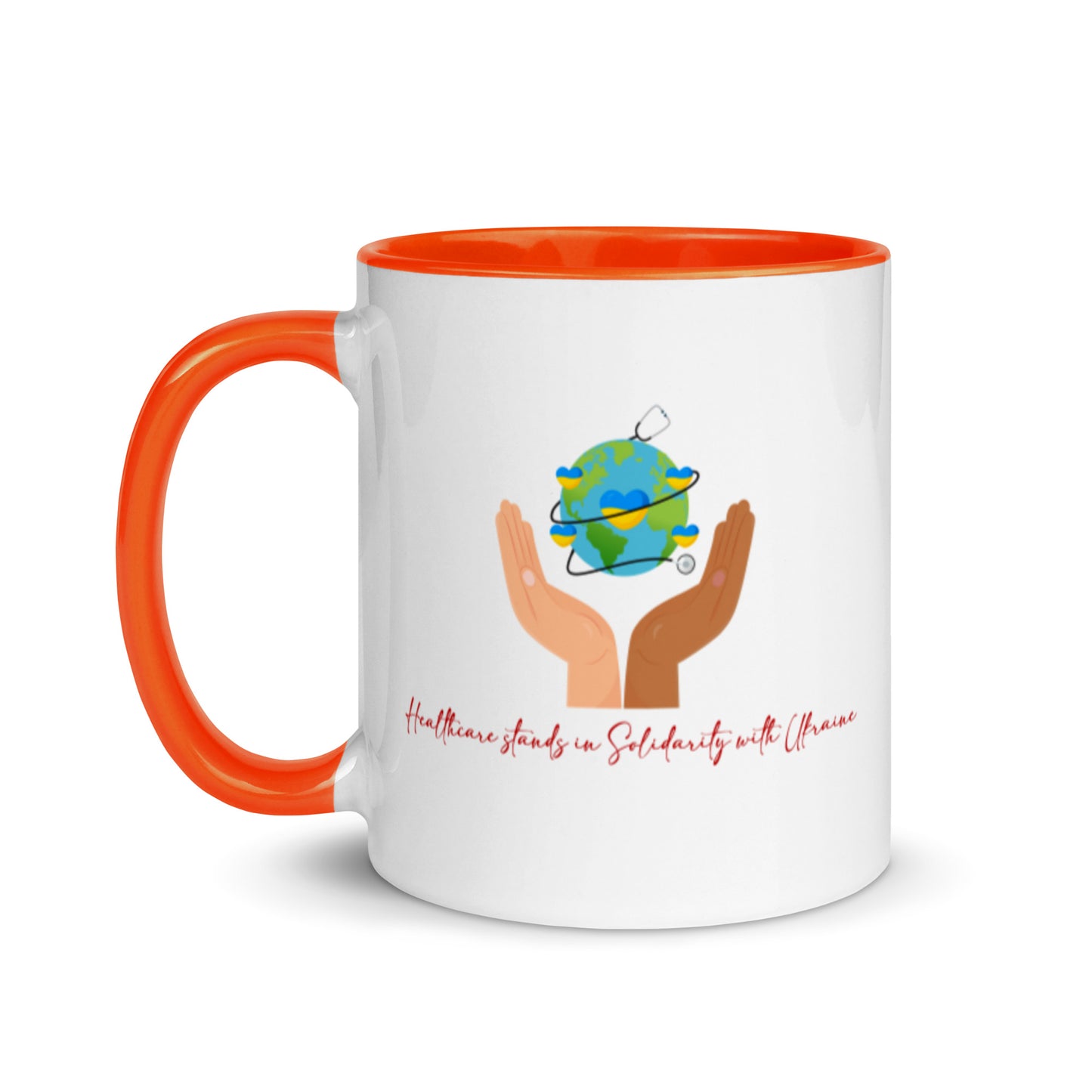 HealthCare Stands In Solidarity With Ukraine Mug