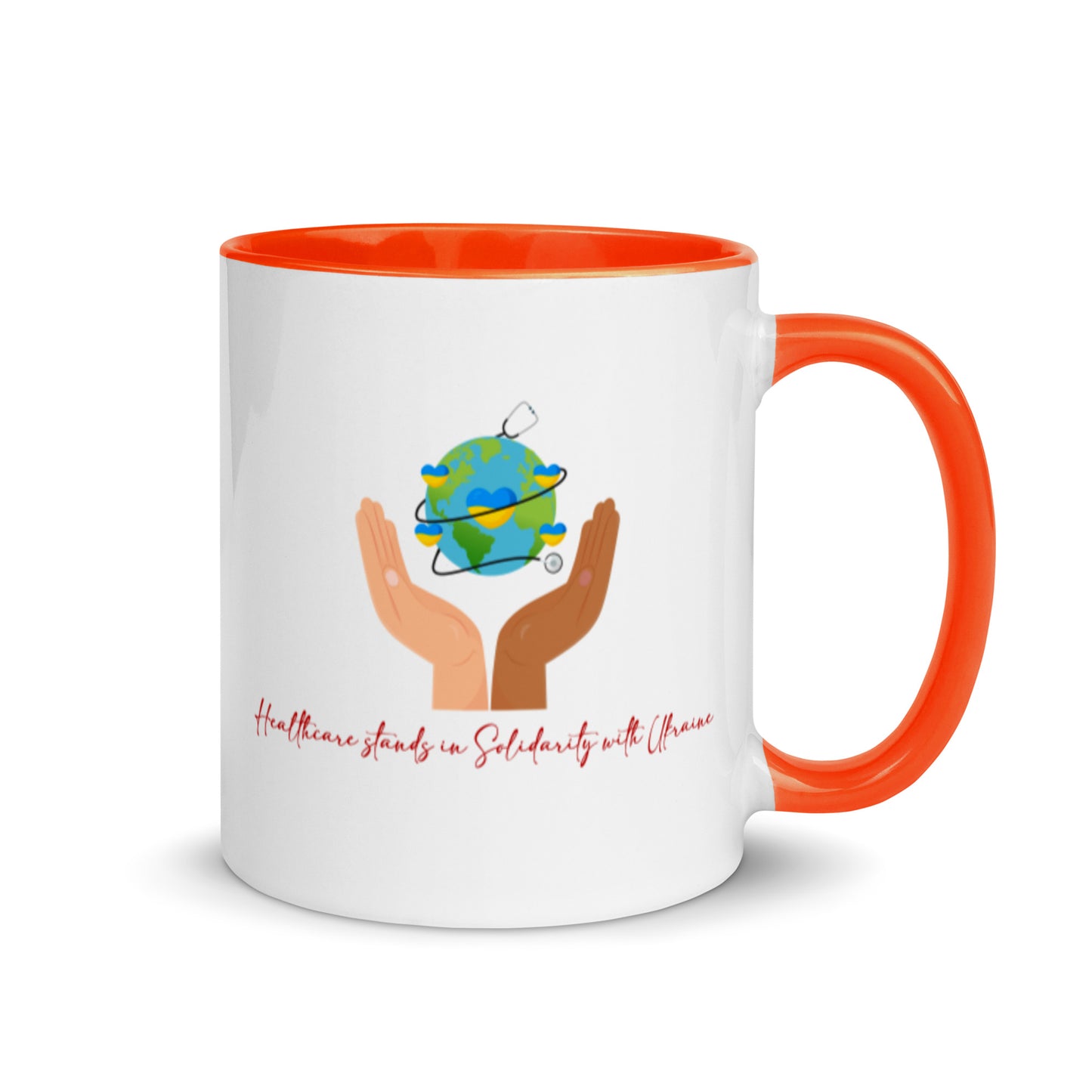 HealthCare Stands In Solidarity With Ukraine Mug