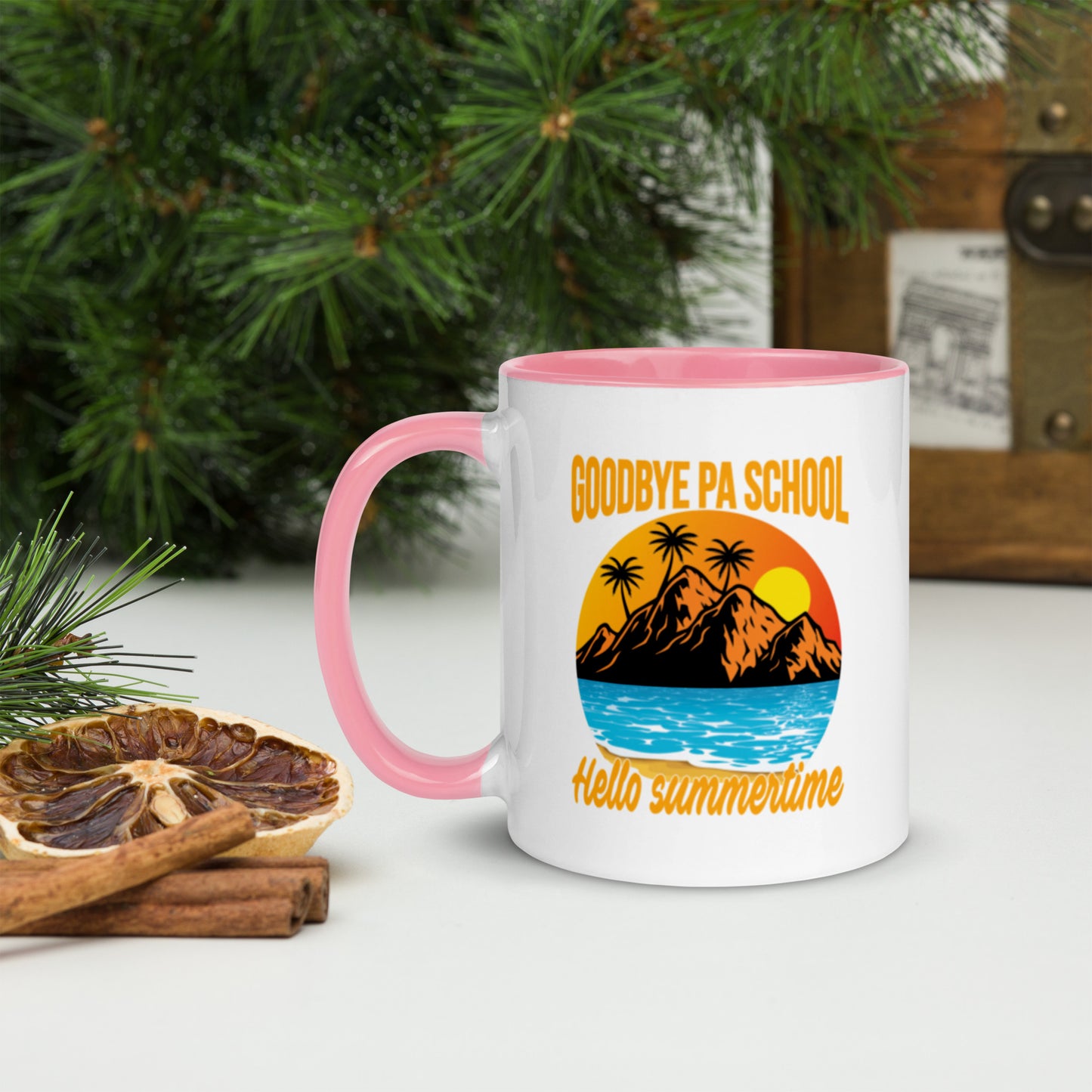 Goodbye PA School Mug with Color Inside