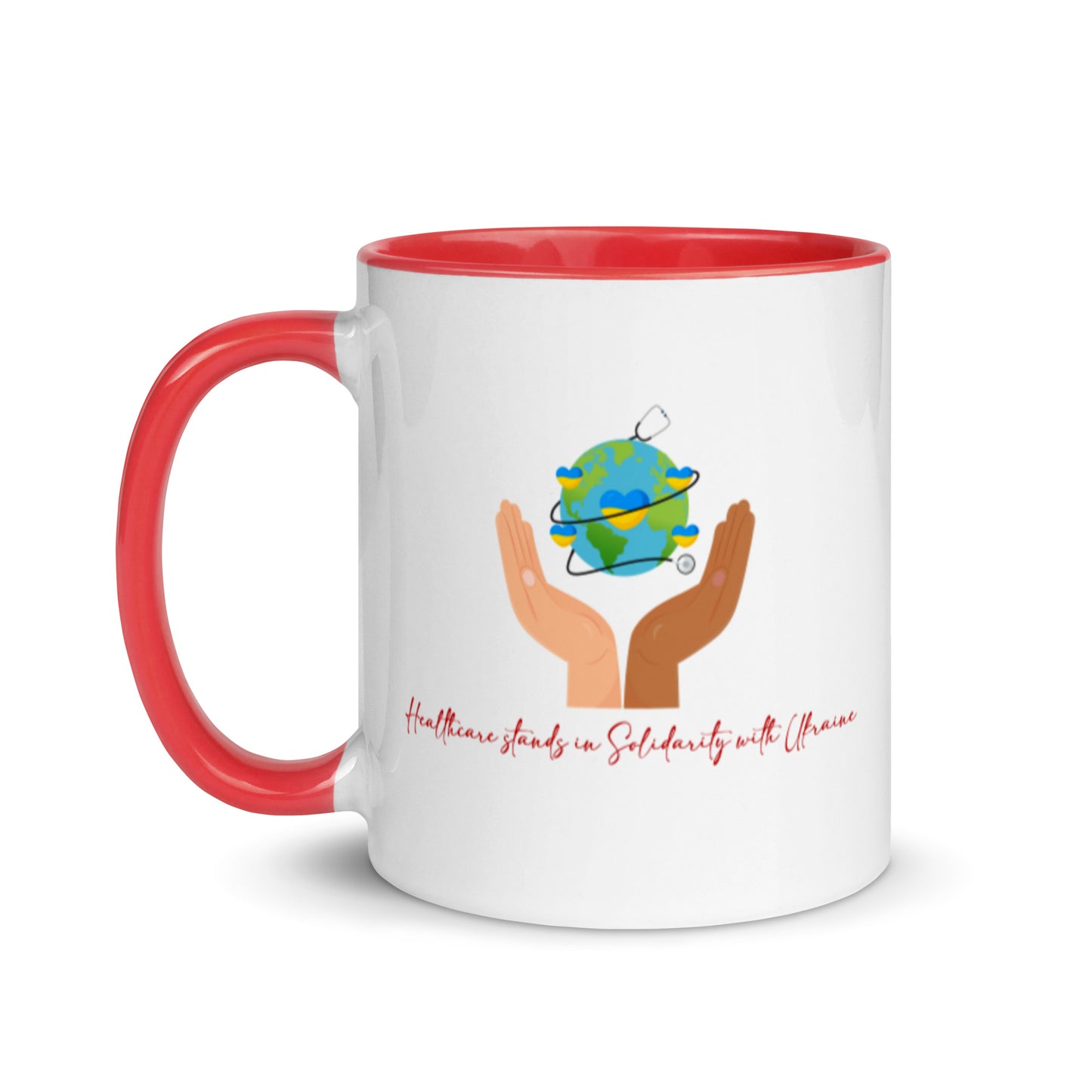 HealthCare Stands In Solidarity With Ukraine Mug