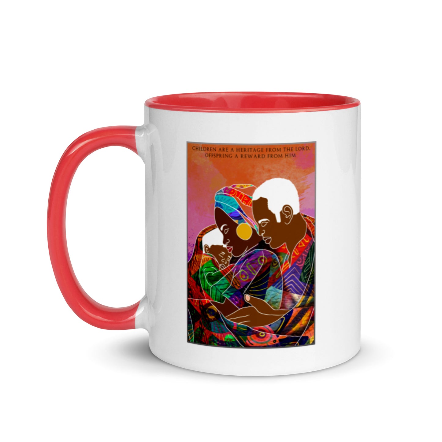 Children Are A Heritage From The Lord Mug with Color Inside