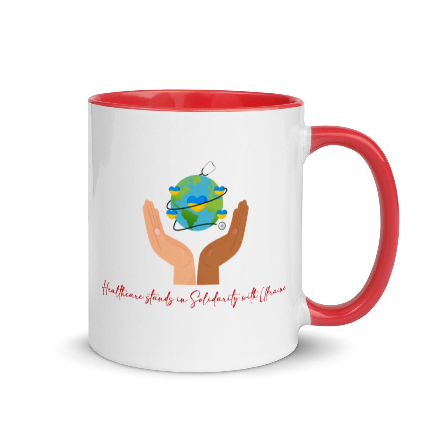 HealthCare Stands In Solidarity With Ukraine Mug