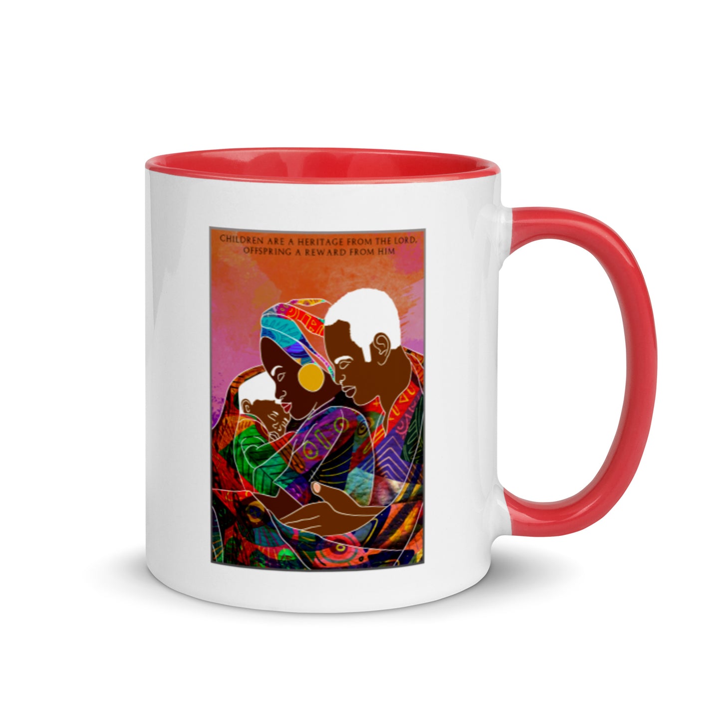 Children Are A Heritage From The Lord Mug with Color Inside