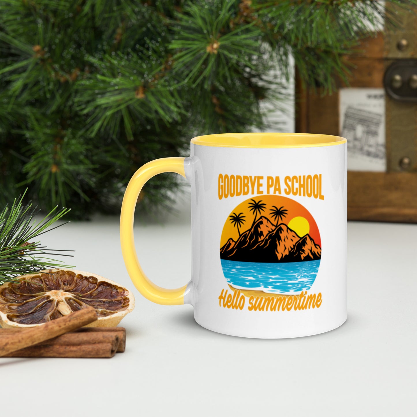 Goodbye PA School Mug with Color Inside