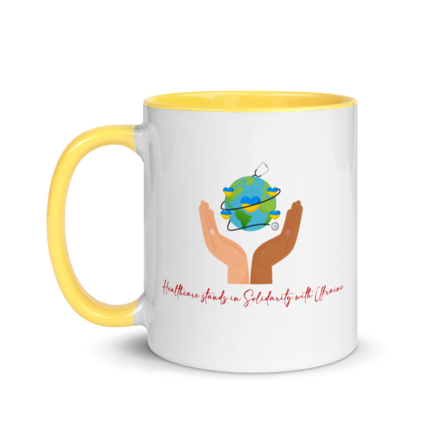 HealthCare Stands In Solidarity With Ukraine Mug