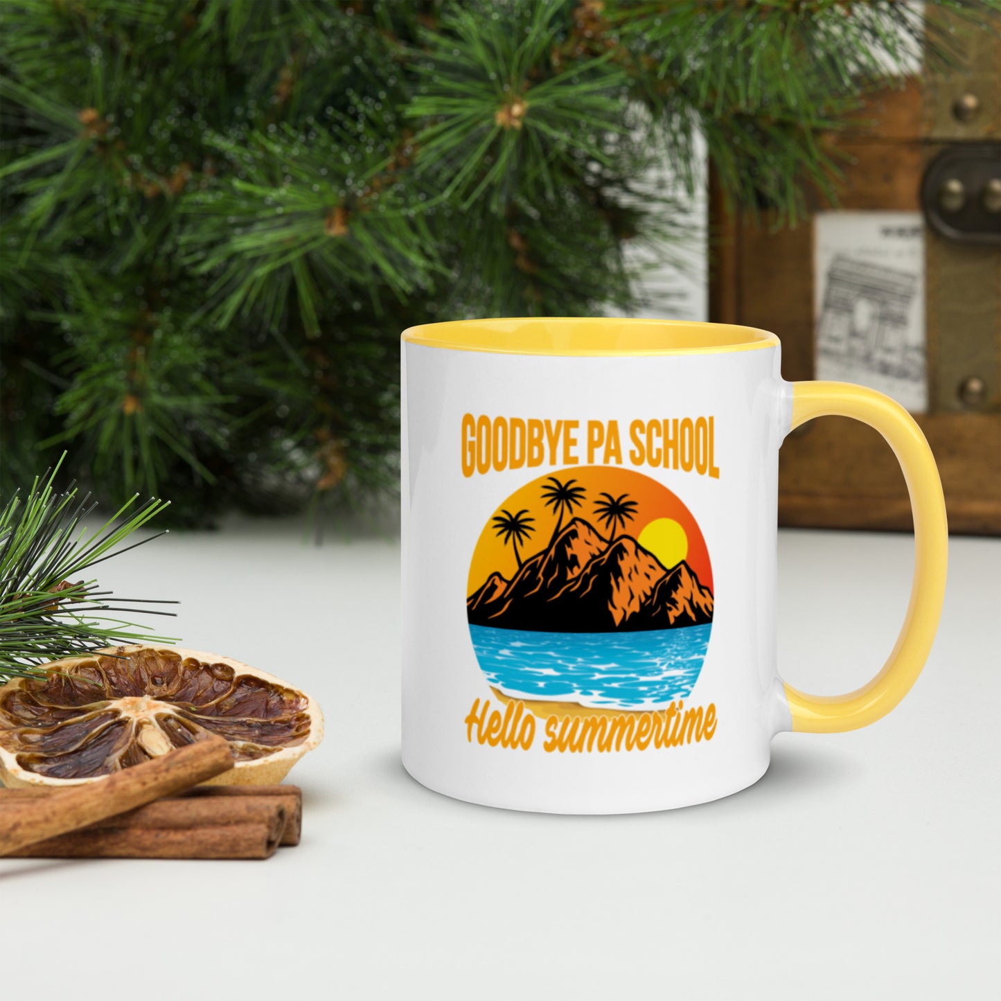 Goodbye PA School Mug with Color Inside