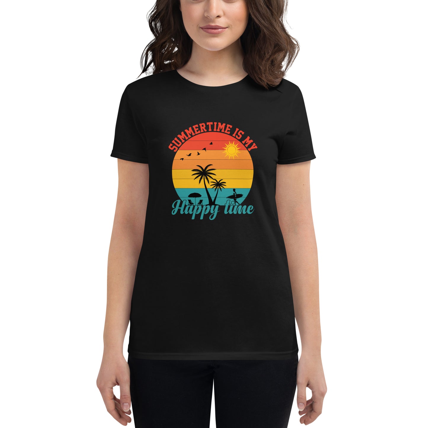 Summertime Is My Happy time Women's t-shirt