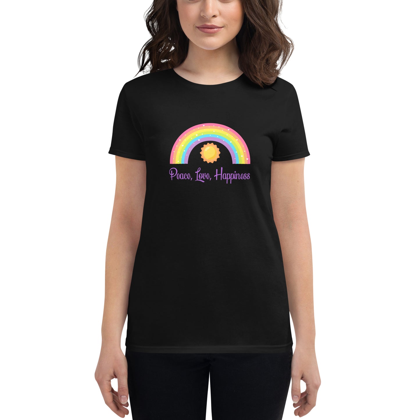 Peace, Love , Happiness Women's t-shirt