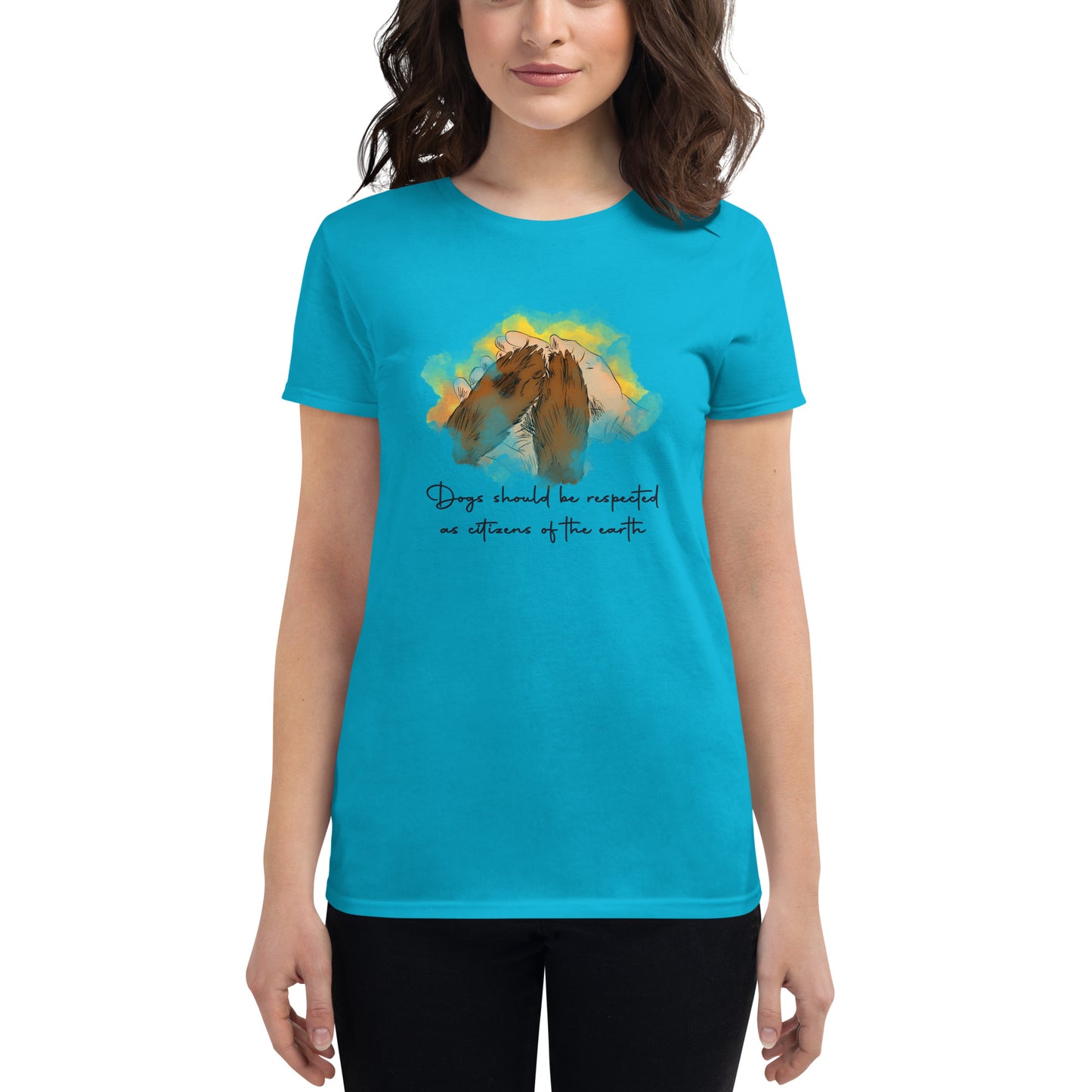 Dogs Should Be Respected Women's t-shirt