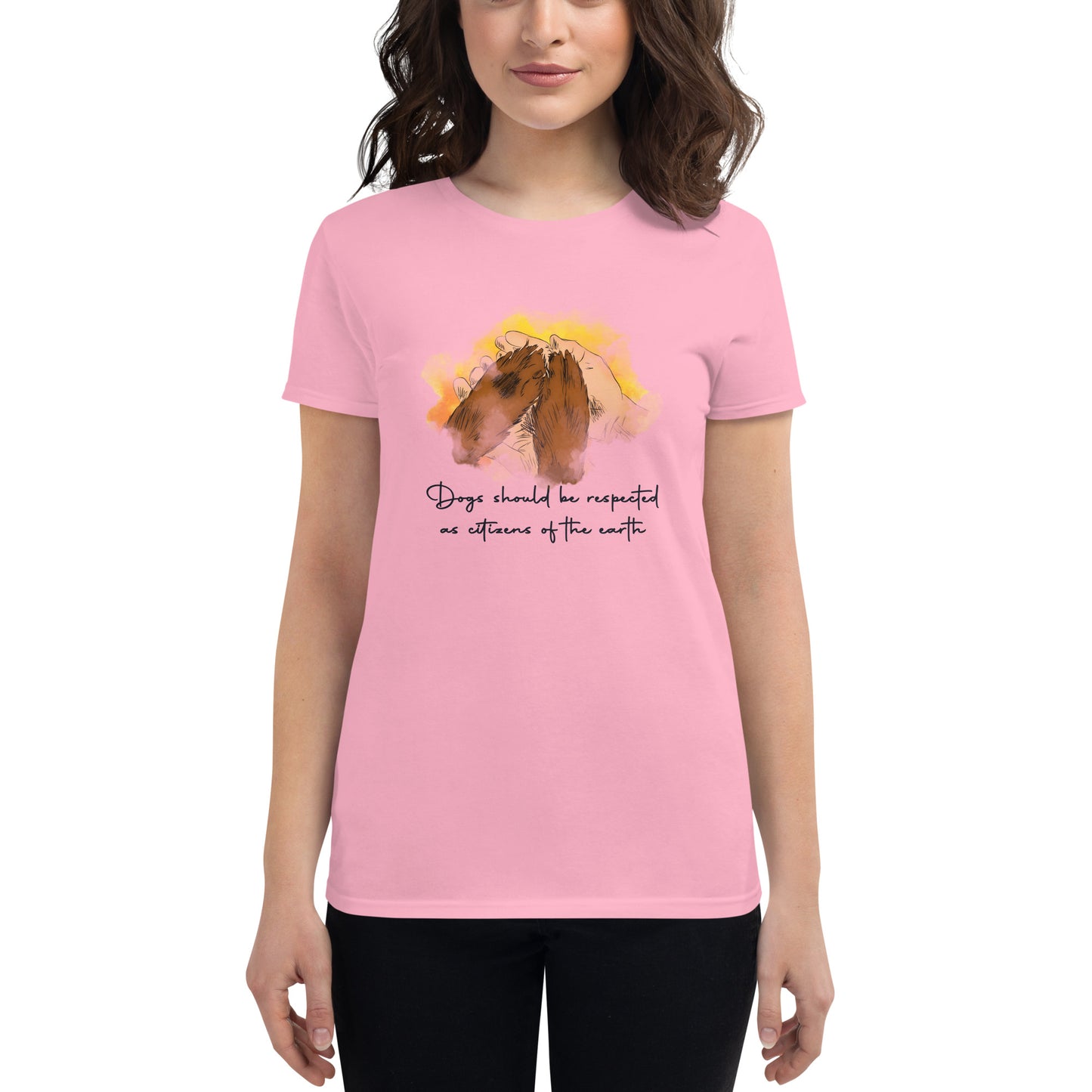 Dogs Should Be Respected Women's t-shirt