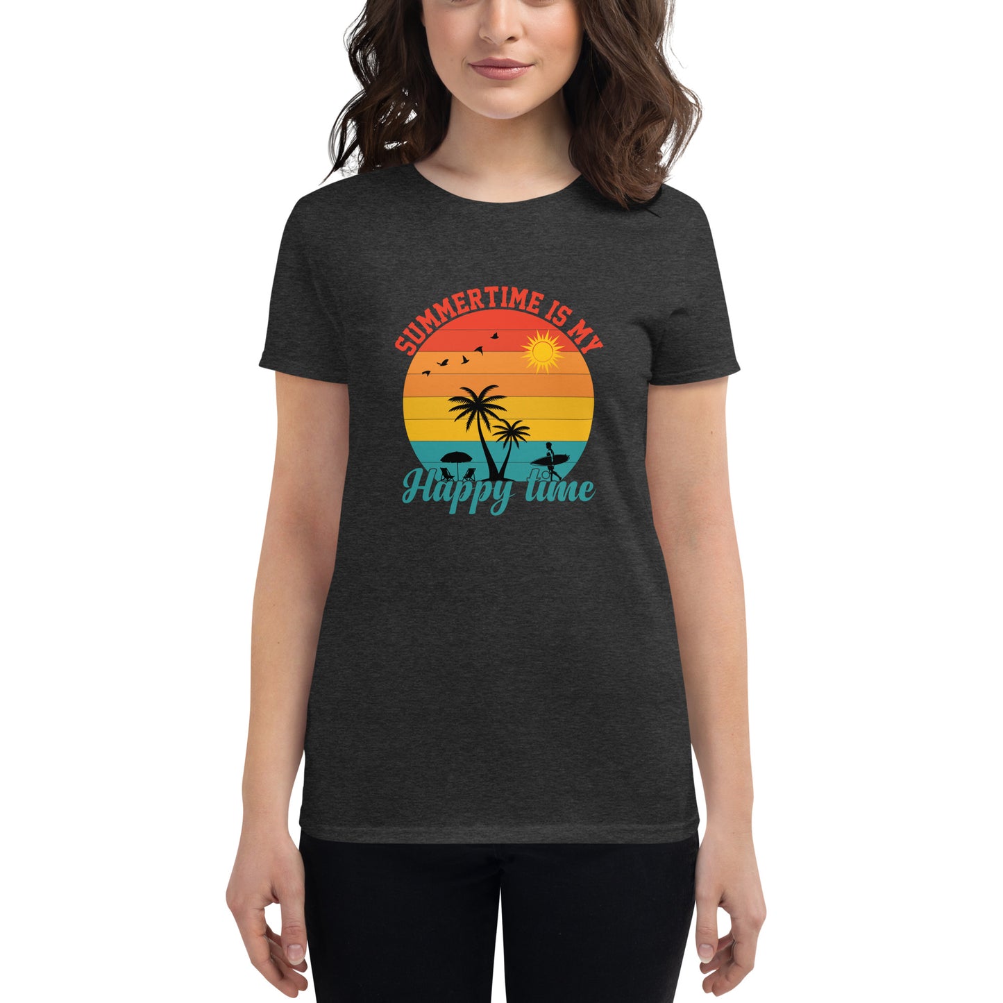 Summertime Is My Happy time Women's t-shirt