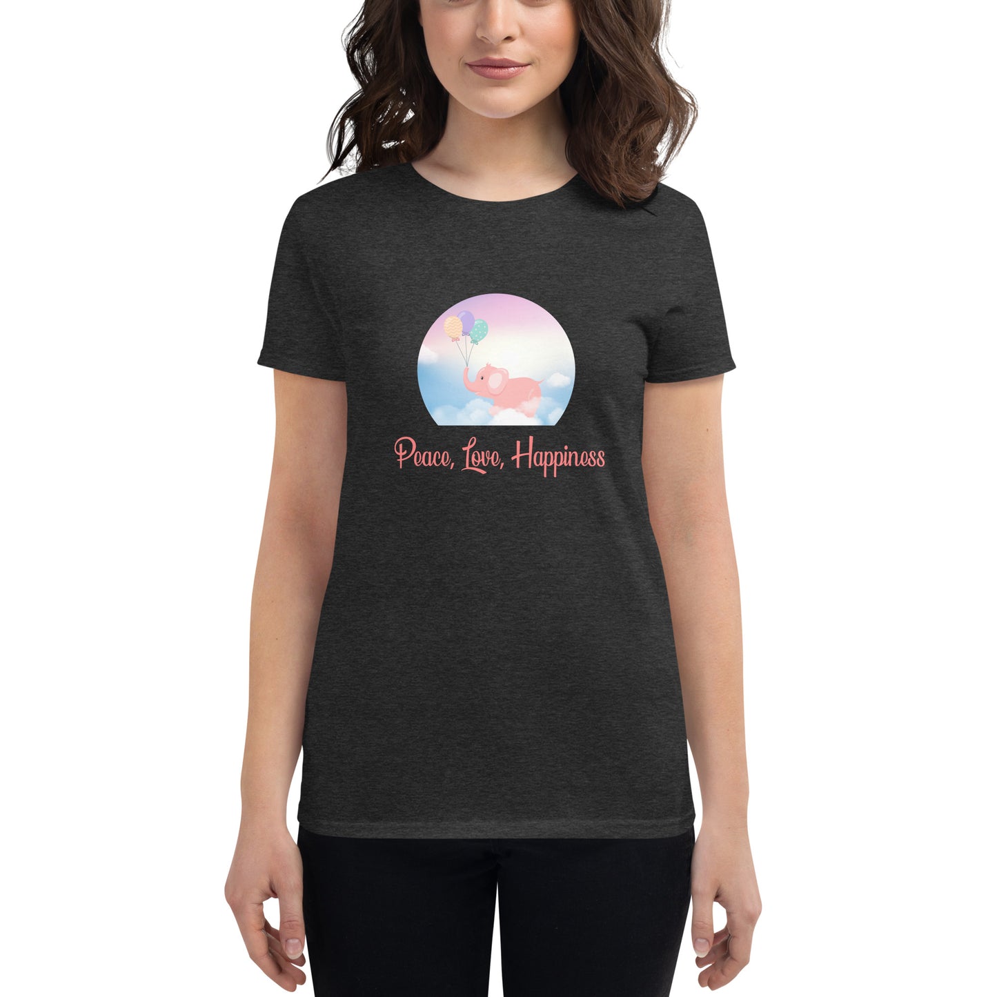 Peace, Love, Happiness Women's t-shirt