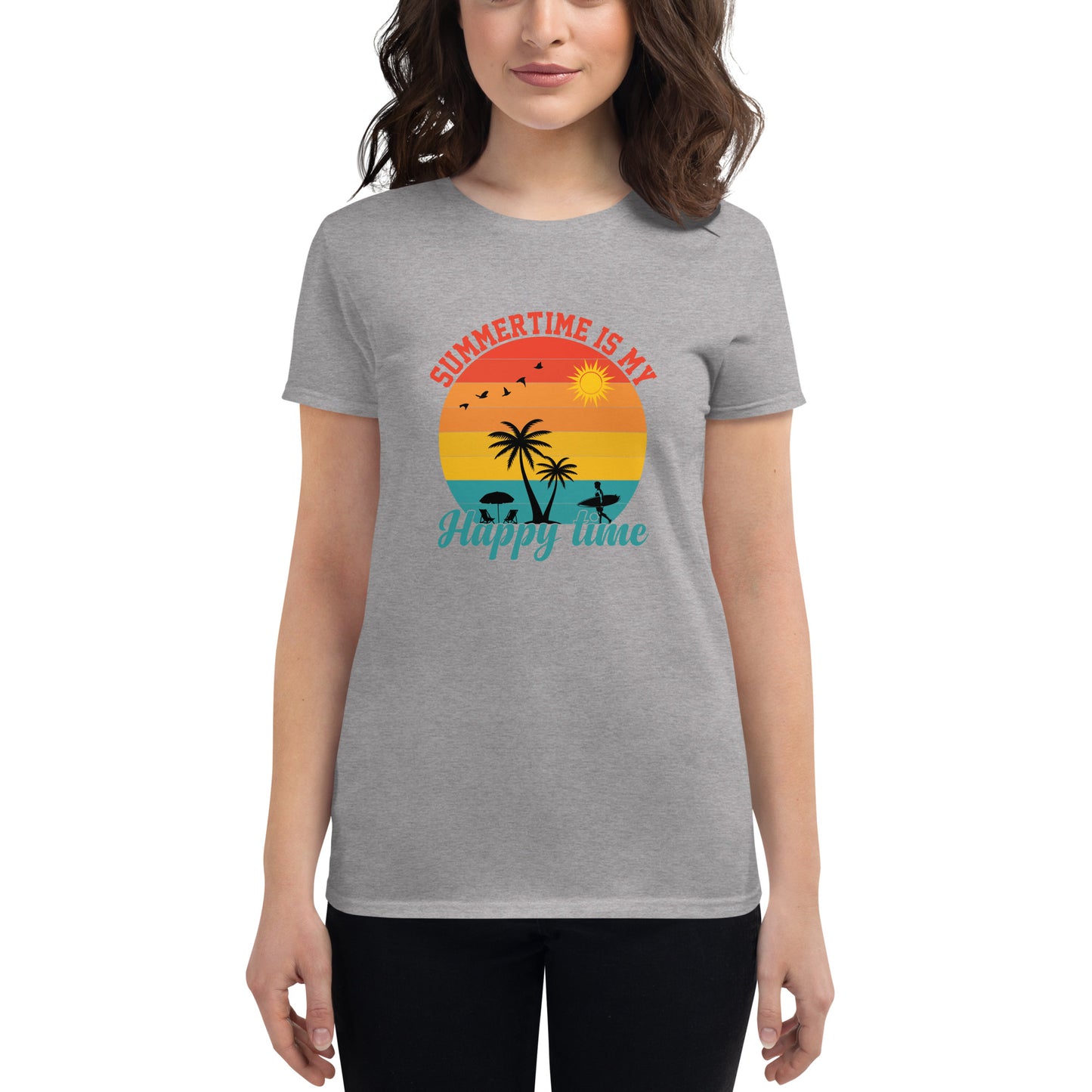 Summertime Is My Happy time Women's t-shirt