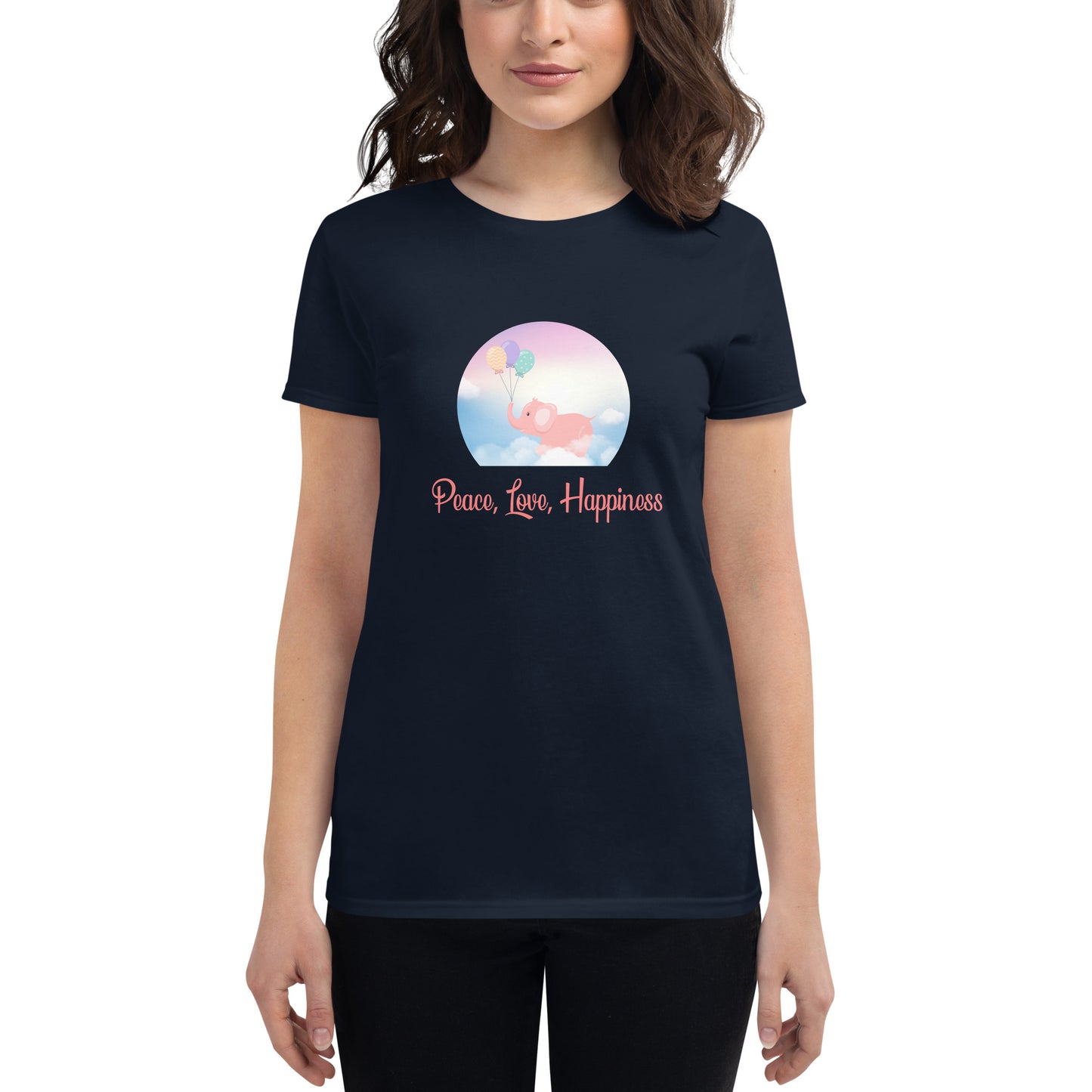 Peace, Love, Happiness Women's t-shirt