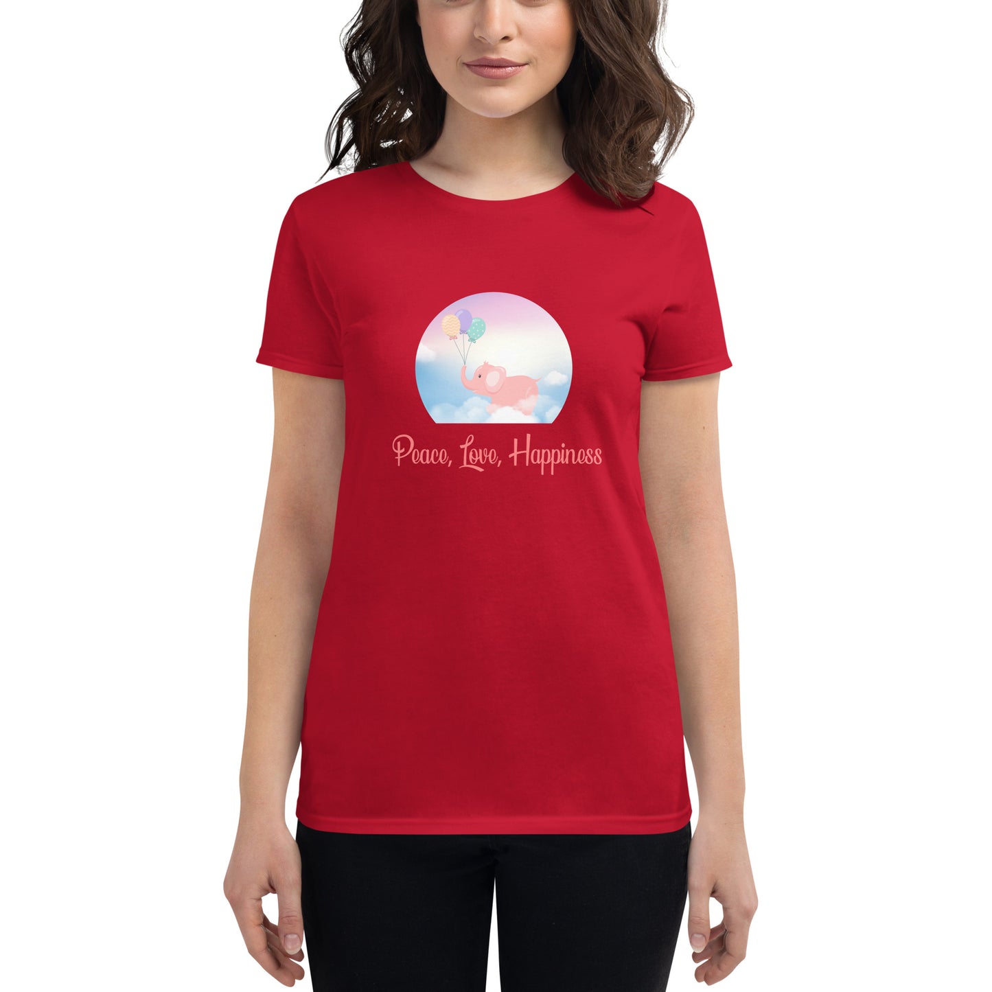 Peace, Love, Happiness Women's t-shirt