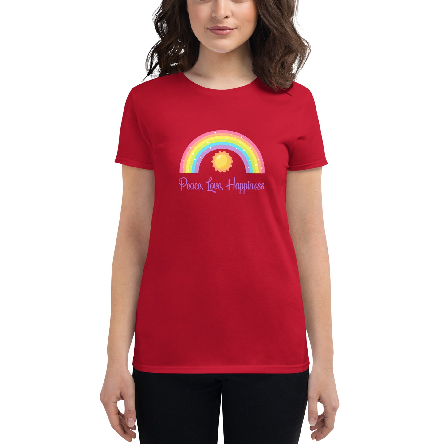 Peace, Love , Happiness Women's t-shirt